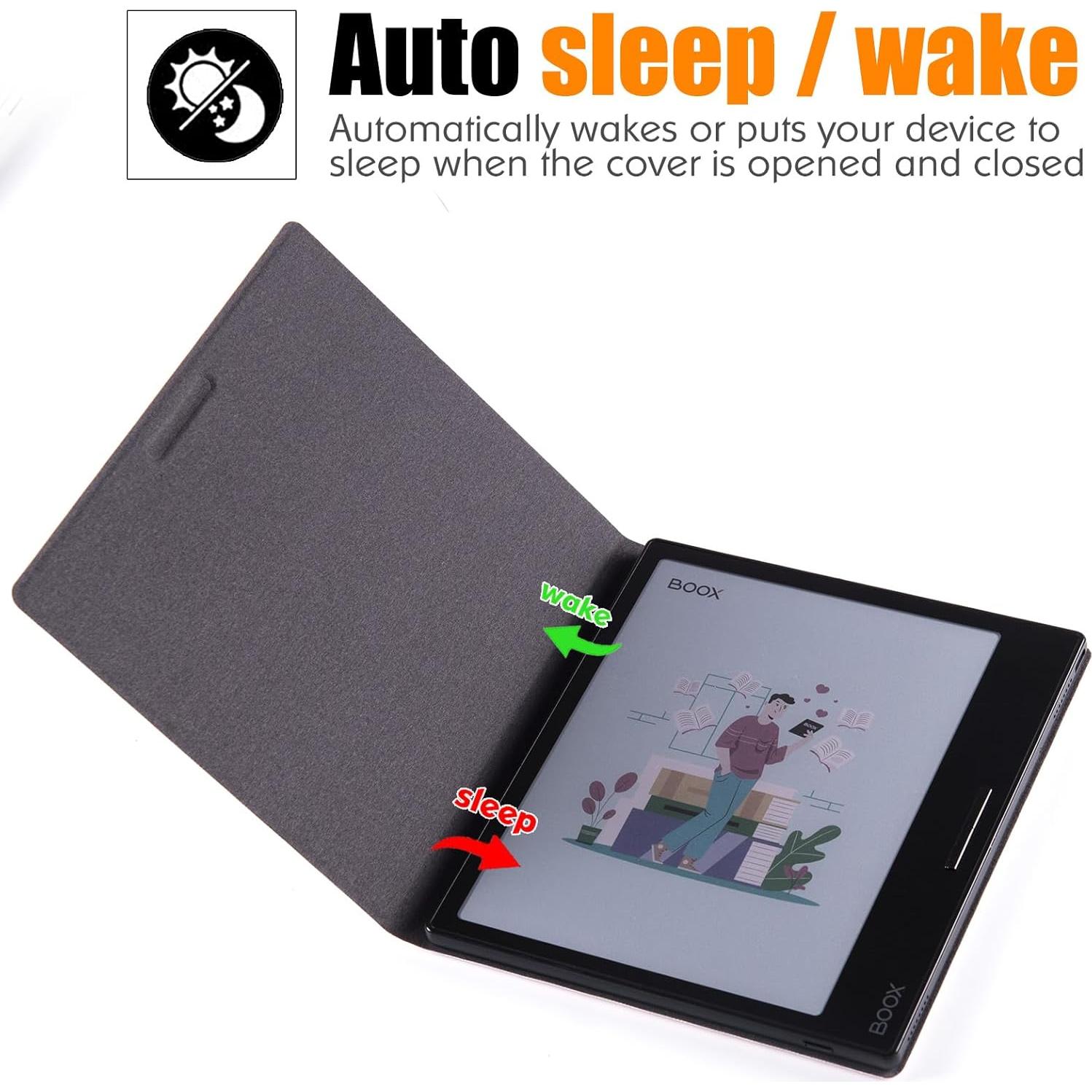 Funda magnética BOZHUORUI para e-Reader Boox Go 7 y Page 7"