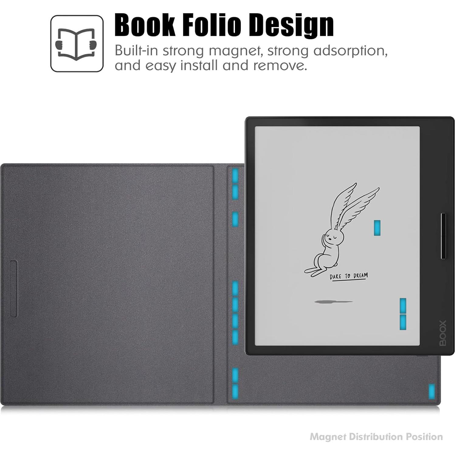 Funda magnética BOZHUORUI para e-Reader Boox Go 7 y Page 7"