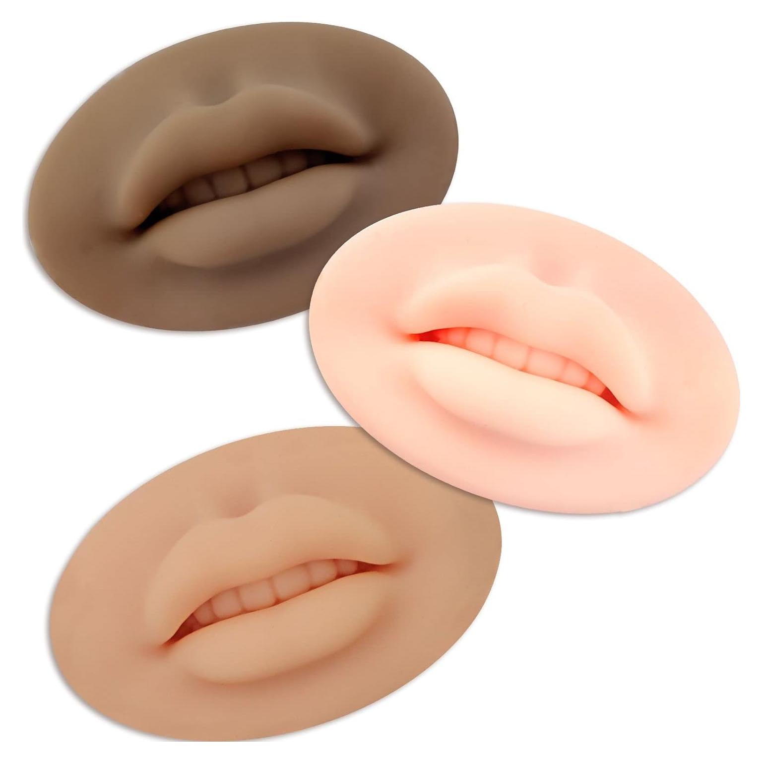 Piel de Silicona 3D para Práctica de Maquillaje MARLLOGIVA - 7.8x5.1 cm