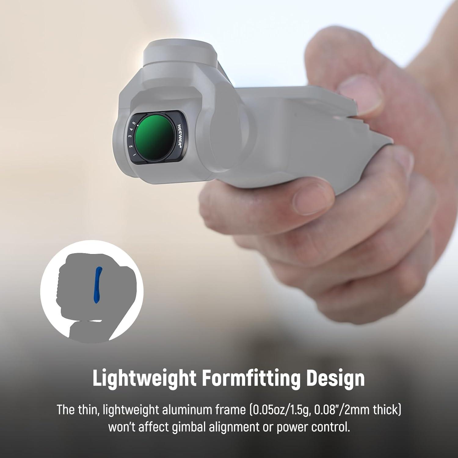 Filtro ND Variable Magnético NEEWER para DJI Osmo Pocket 3