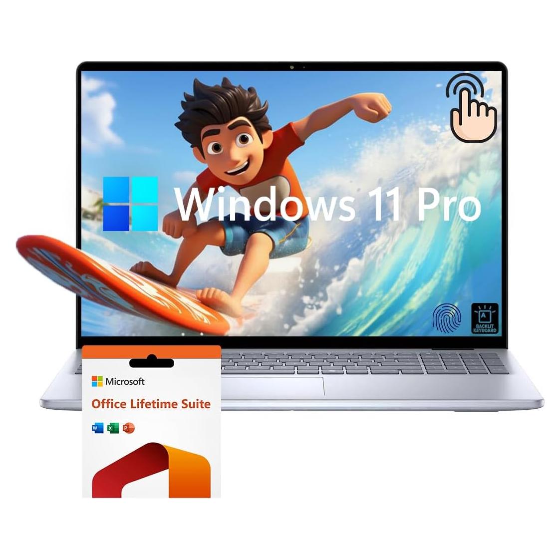 Laptop Dell Inspiron 16 Táctil AMD Ryzen 7 16GB RAM 1TB SSD