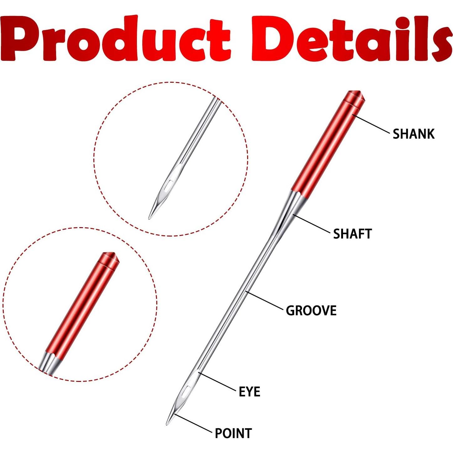 Agujas de Máquina de Coser Universal WILLBOND 30 Pcs Punta Regular