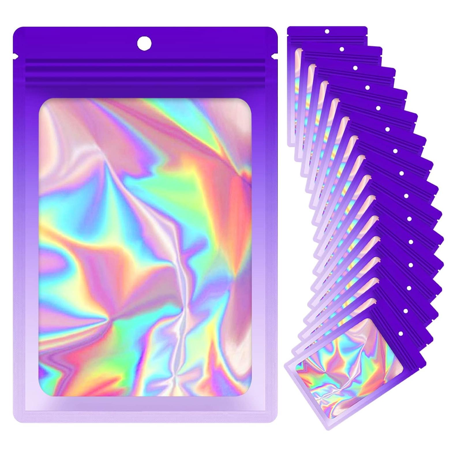 100 Bolsas Mylar Reutilizables LoraLosa 6.1x10.2 cm a Prueba de Olores