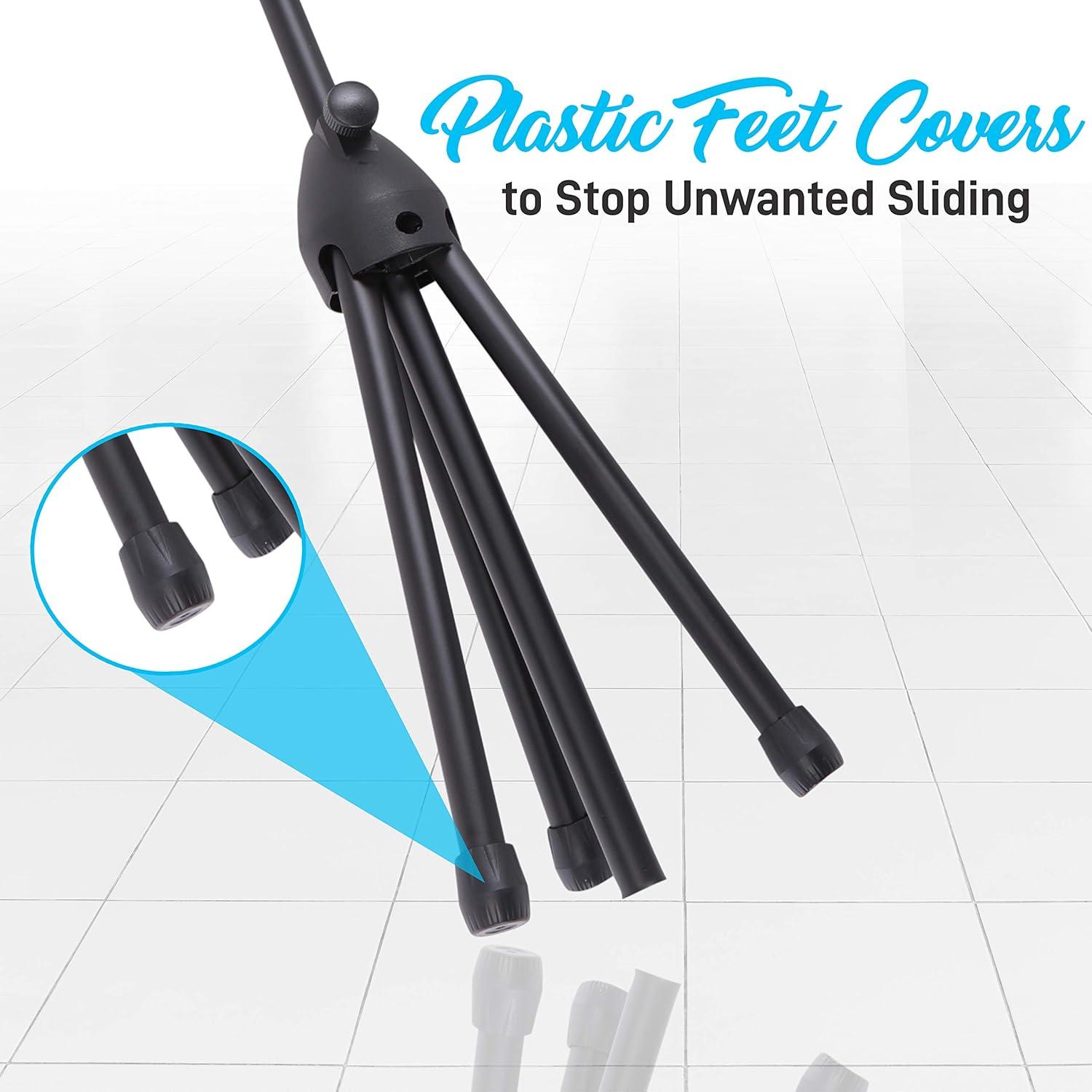 Kit de Micrófono Dinámico Pyle PDMIC88ST con Soporte y Bolsa