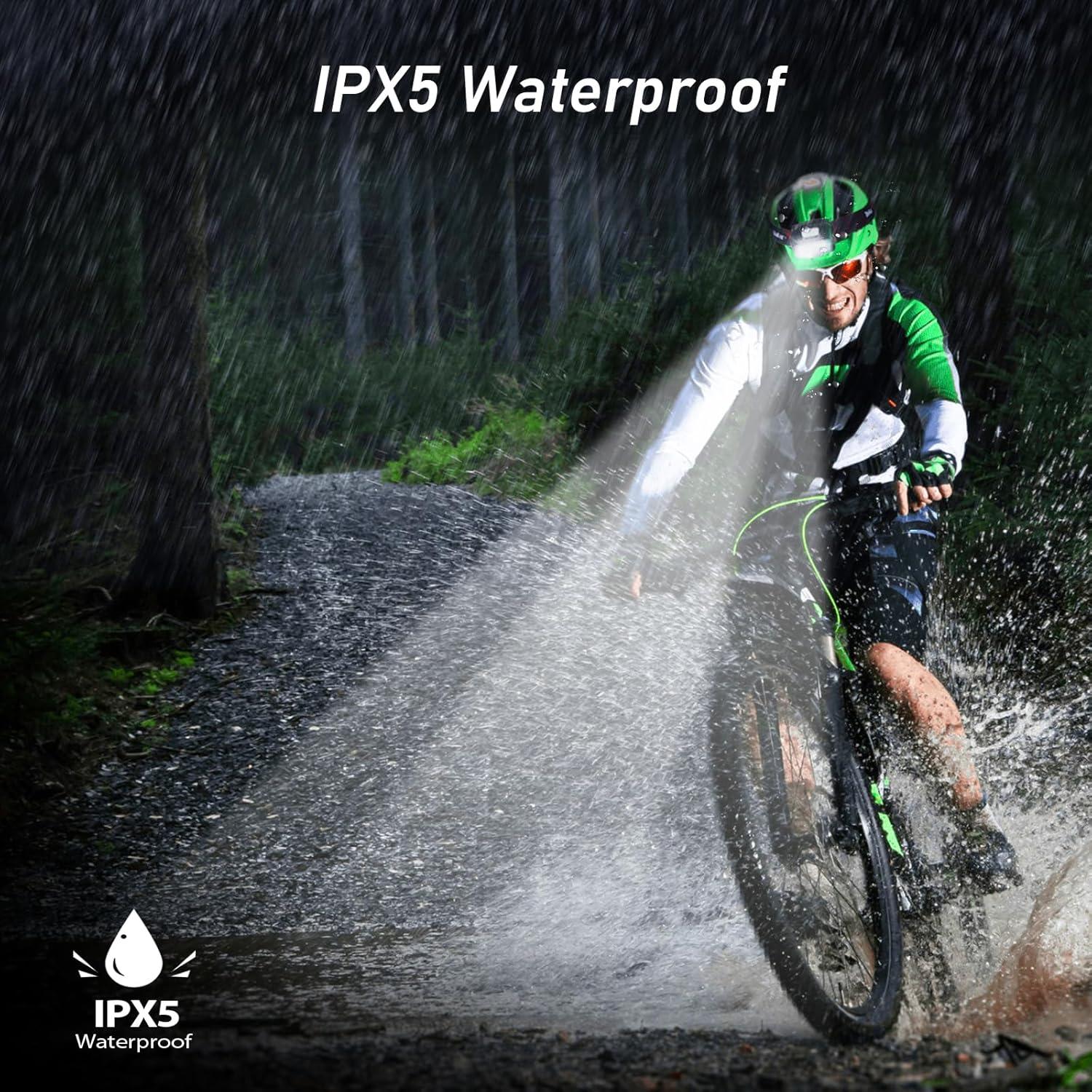 Linterna Frontal LED Recargable Blukar 2 Paquete 1200mAh