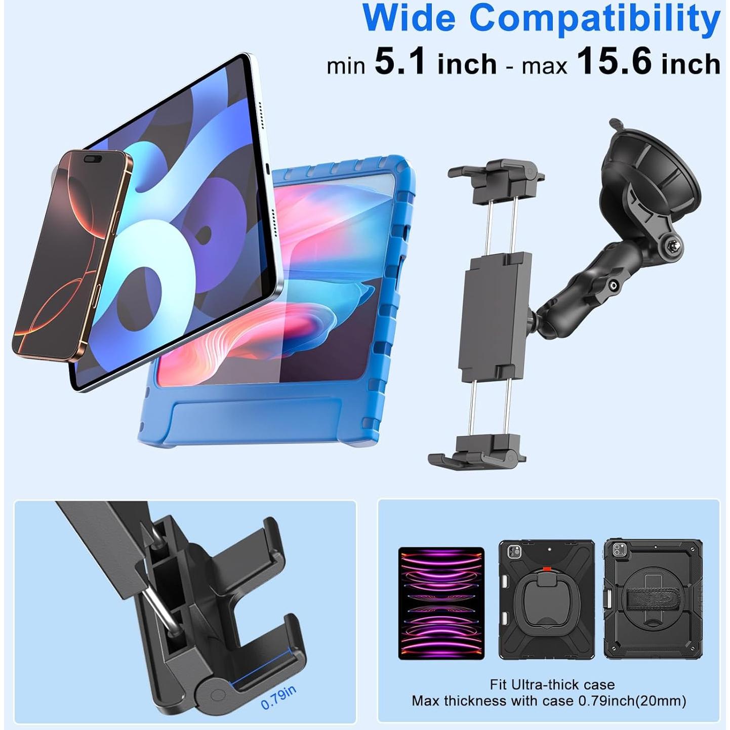 Soporte para Tableta PLDHPRO para Coche 5.1'' a 15.6''