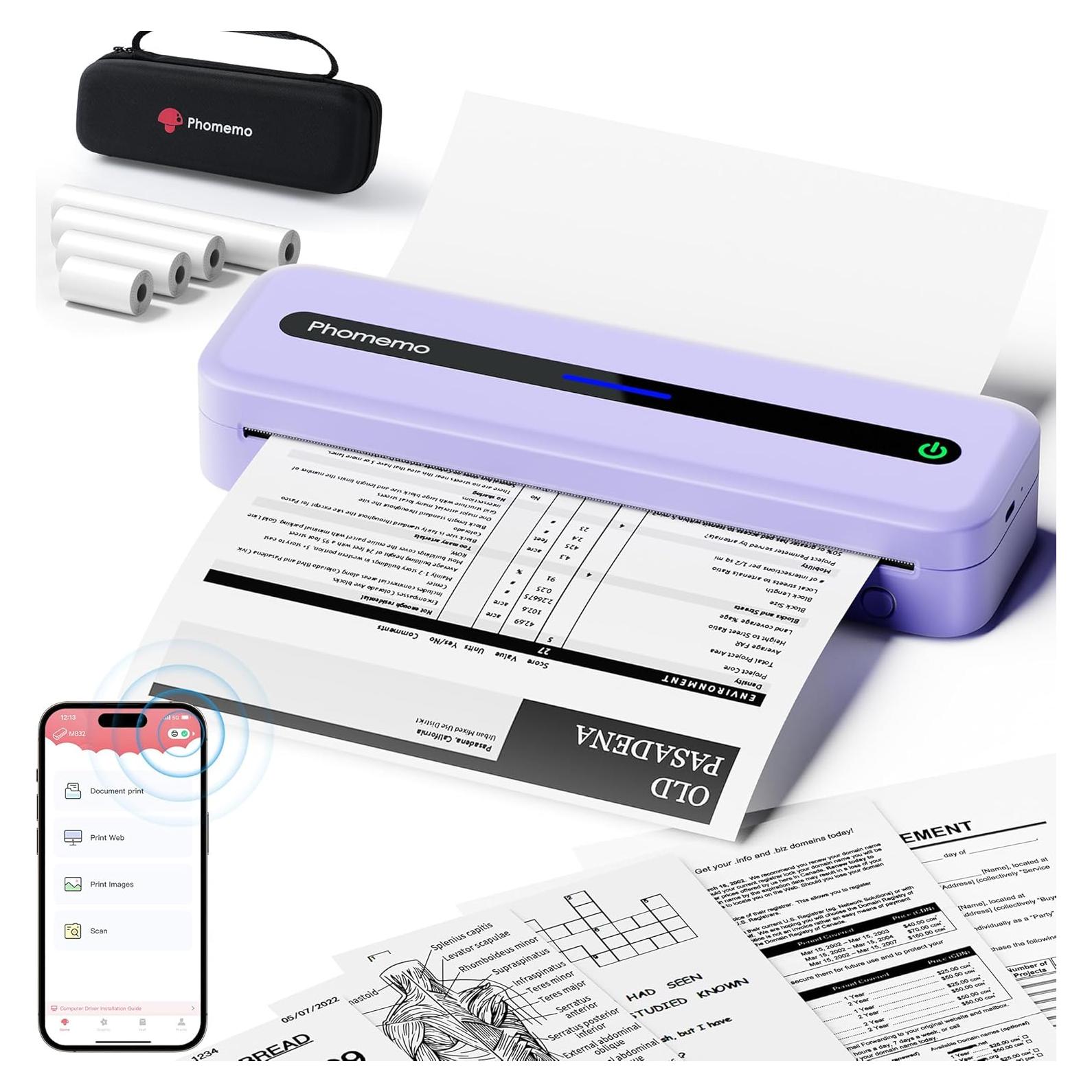 Impresora Térmica Portátil Phomemo M832 Bluetooth 300dpi