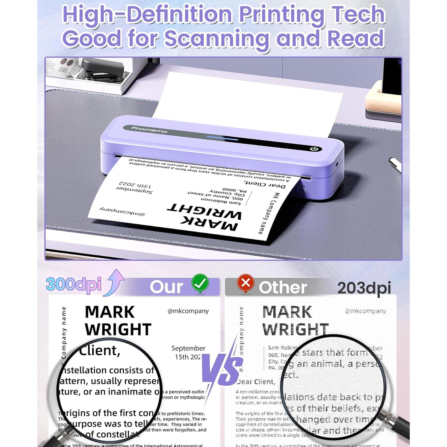 Impresora Térmica Portátil Phomemo M832 Bluetooth 300dpi