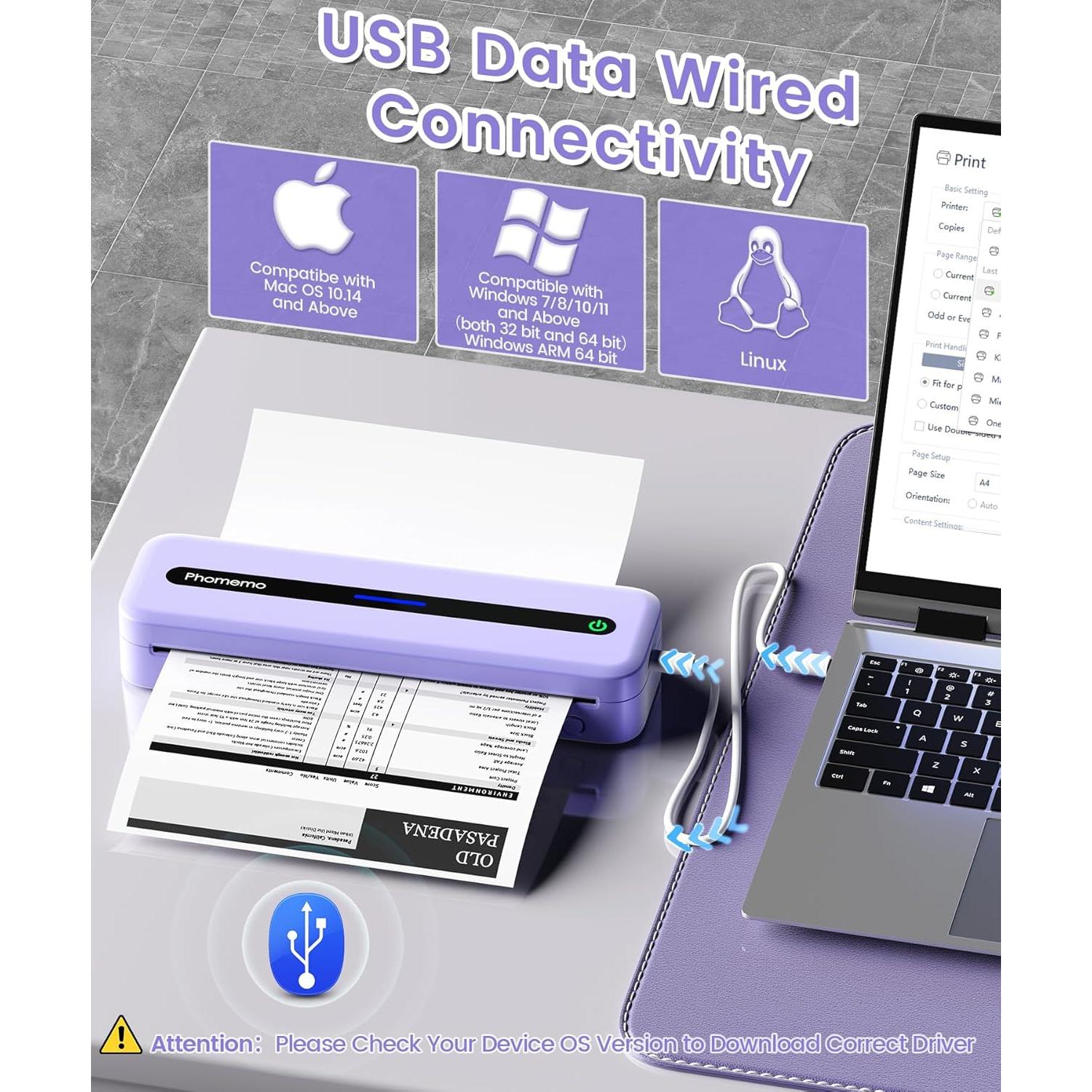 Impresora Térmica Portátil Phomemo M832 Bluetooth 300dpi