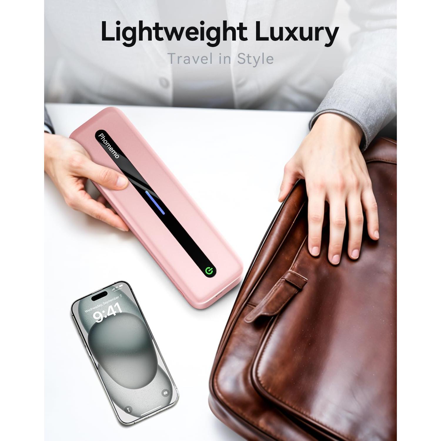 Impresora Portátil Phomemo M832 Inalámbrica Sin Tinta Rosa