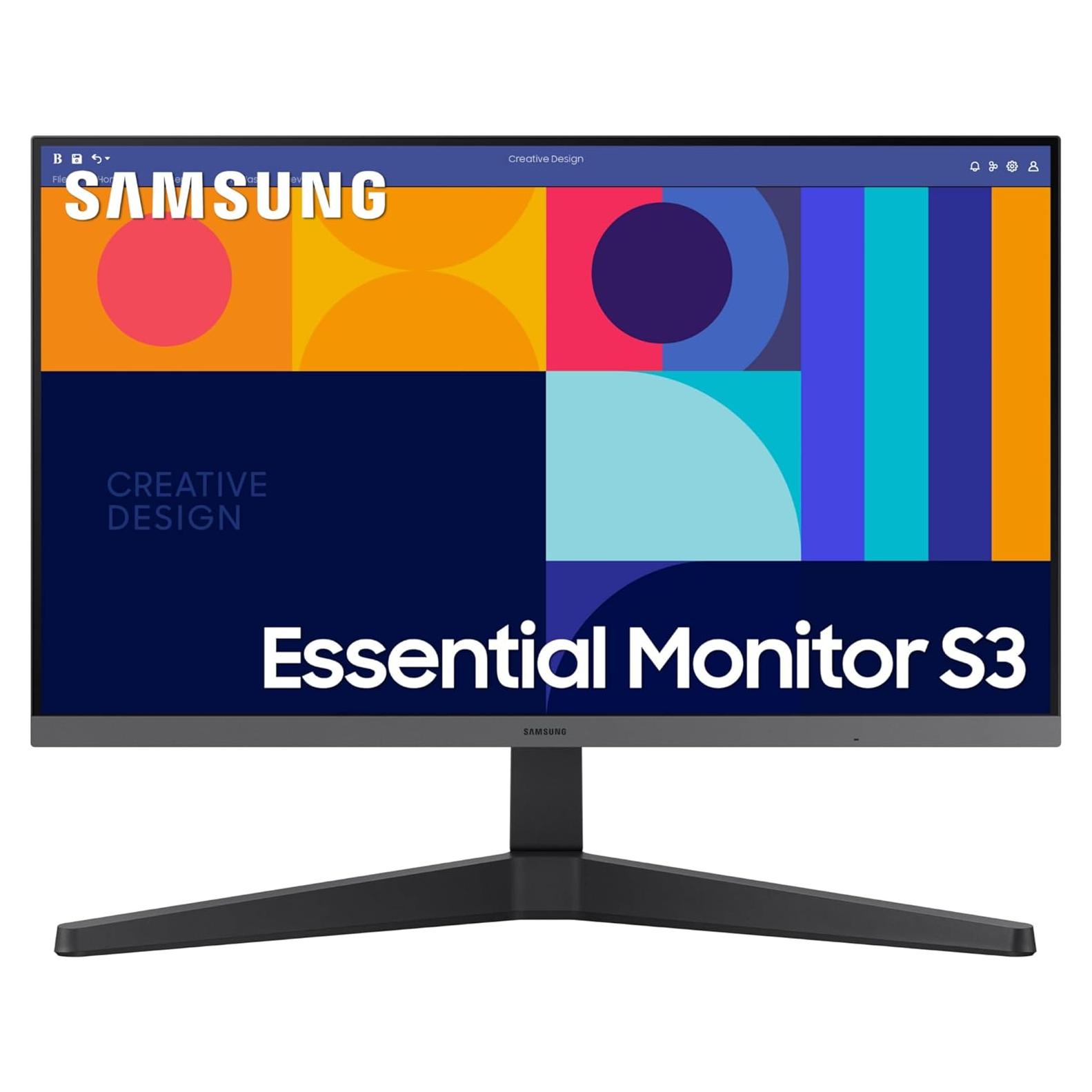Monitor Samsung 24" S24C332GAN, Panel IPS, 100Hz, HDMI, FreeSync
