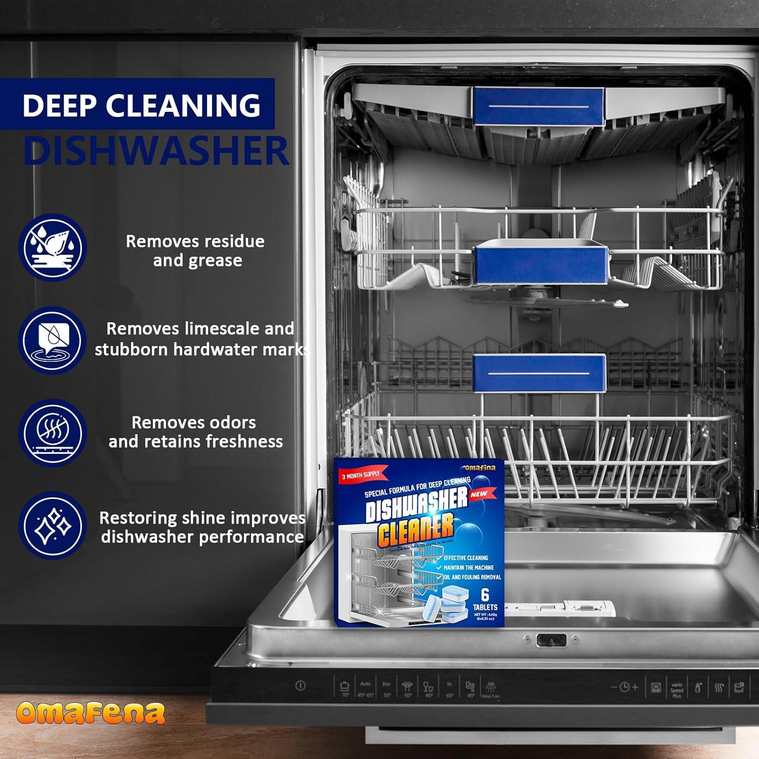 Tabletas Limpiadoras para Lavavajillas OmaFena - 6 Unidades
