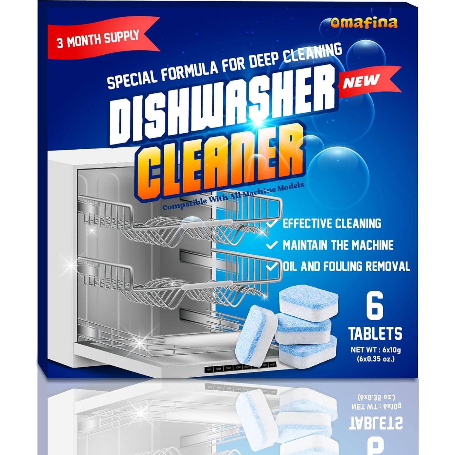 Tabletas Limpiadoras para Lavavajillas OmaFena - 6 Unidades