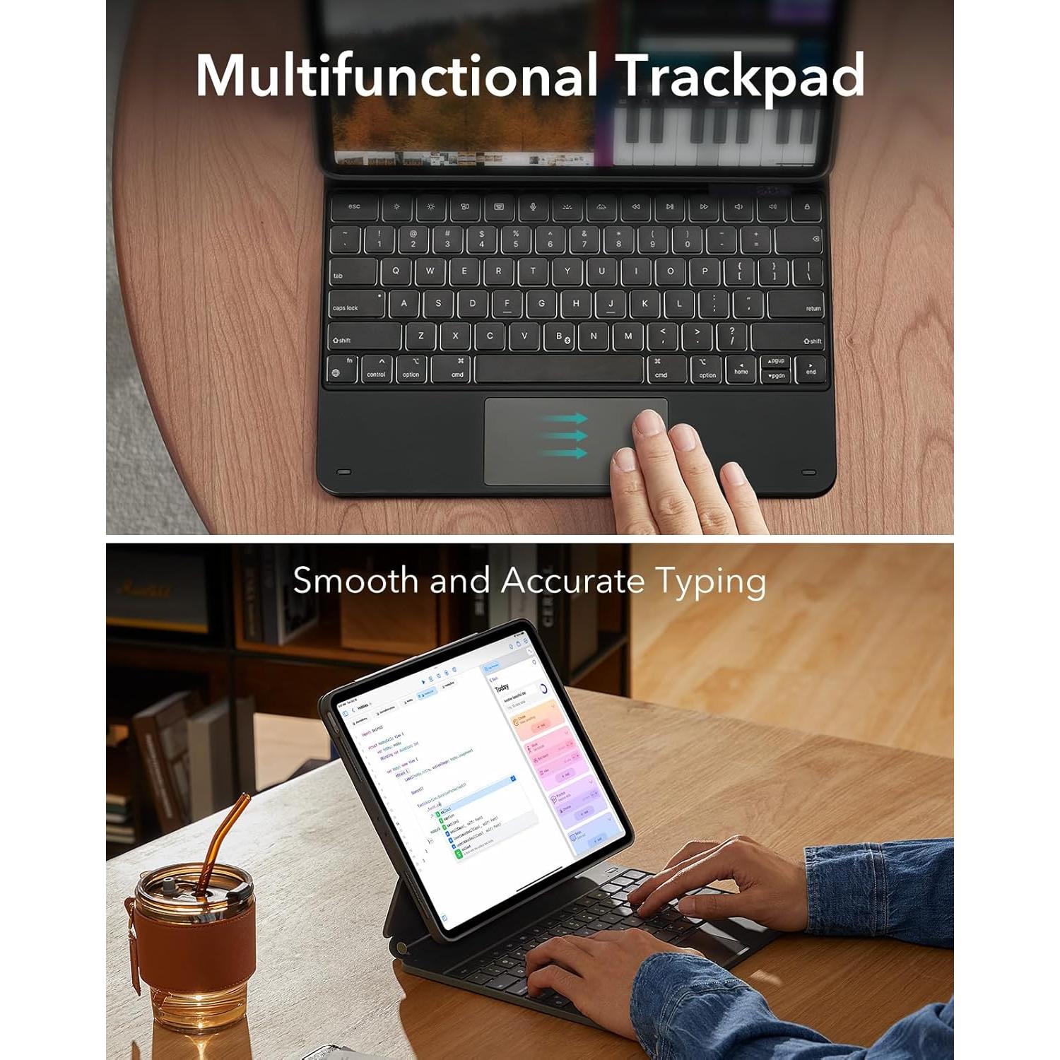 Funda ESR para iPad Pro 13" 2024 con teclado y soporte