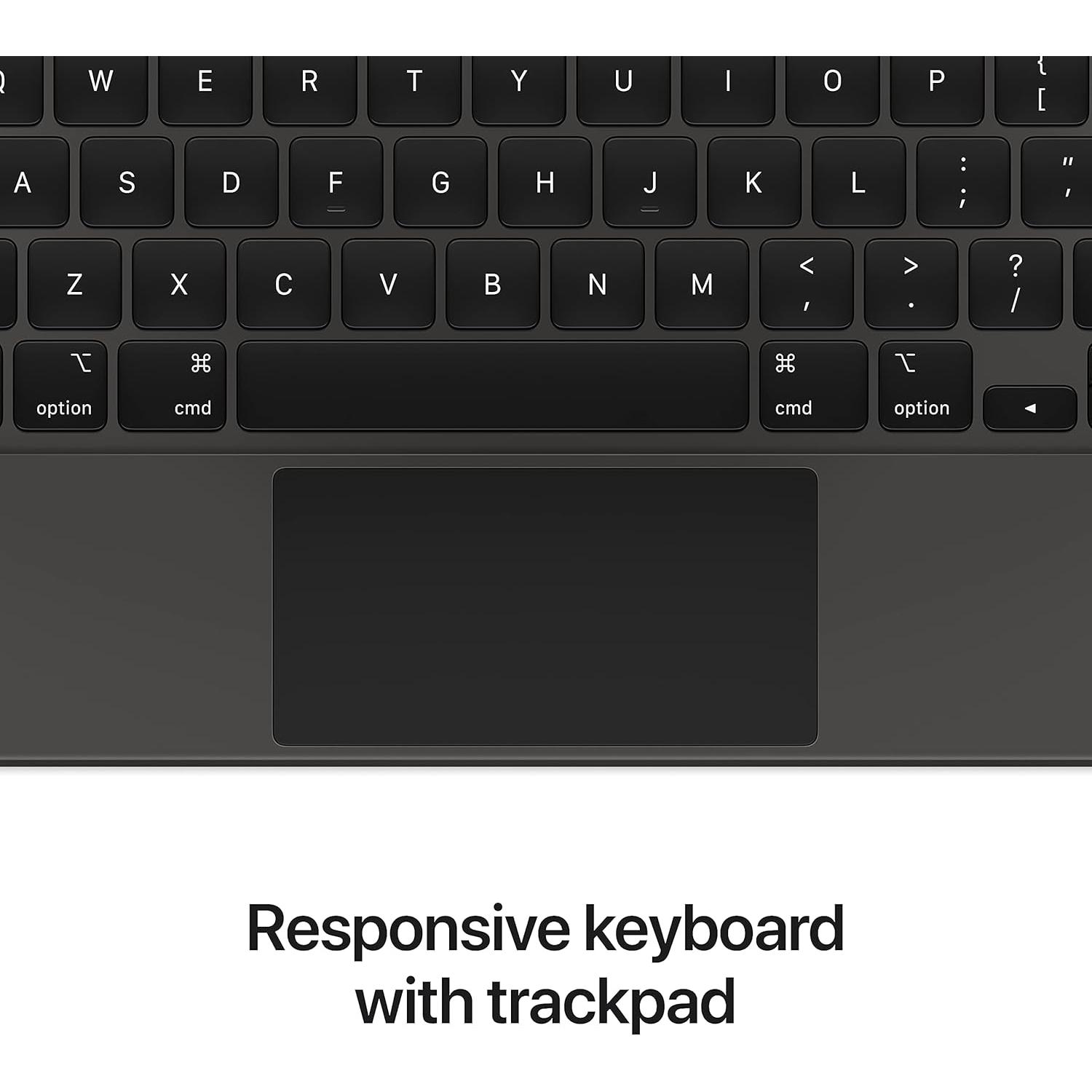 Teclado Mágico Apple para iPad Pro 12.9" y Air M2 - Negro