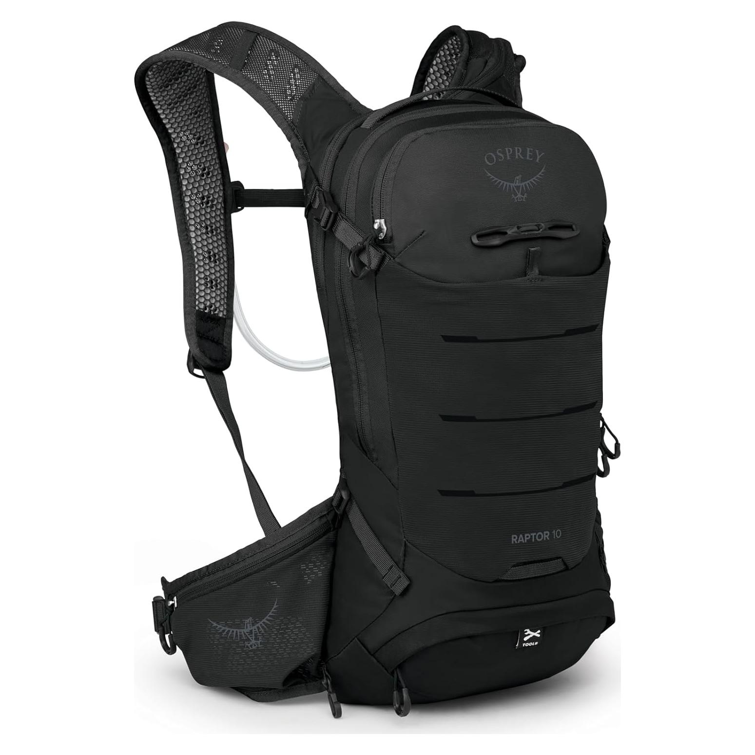 Mochila de Ciclismo Osprey Raptor 10L con Reservorio 2.5L Negro