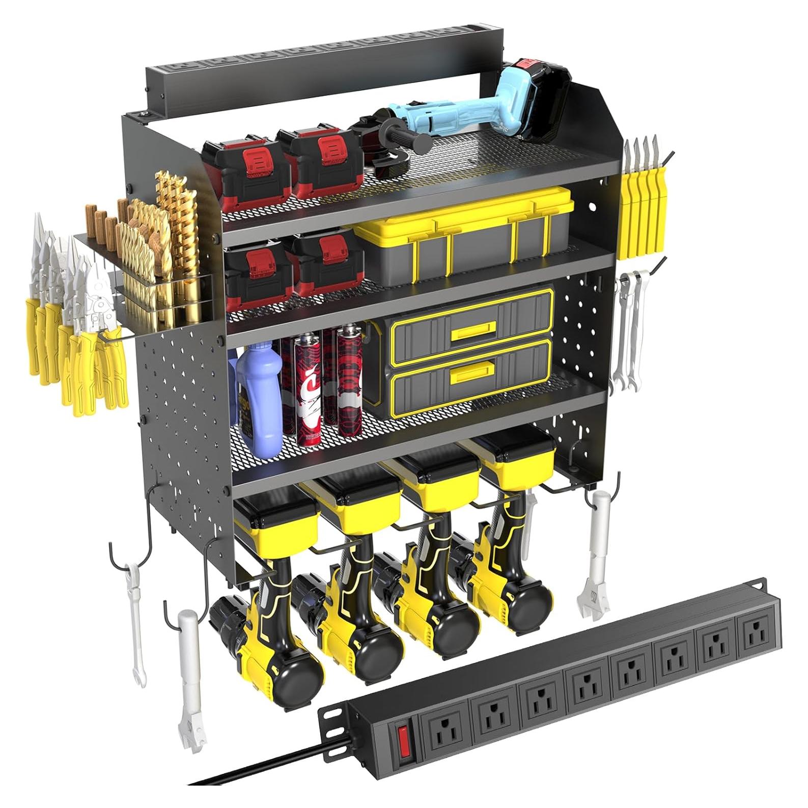 Soporte de Taladro Montado en Pared OKKMAX 4 Capas 86kg