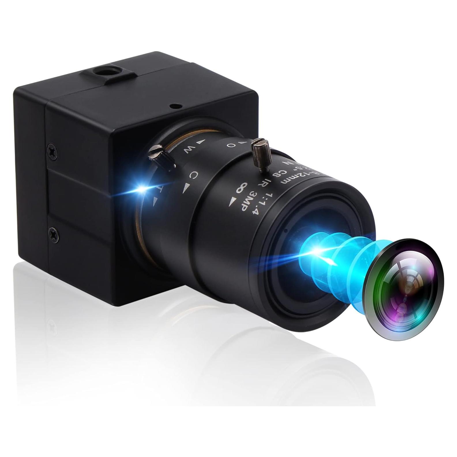 Cámara USB 4K IFWATER Lente Varifocal 2.8-12mm 2160P