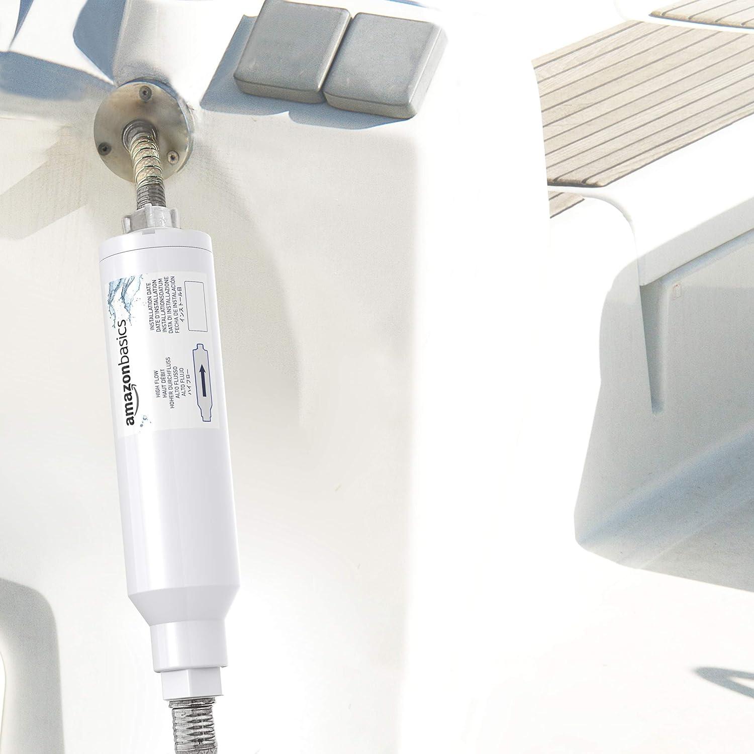 Filtro de Agua Inline Amazon Basics EWF-8056-2, Paquete de 2