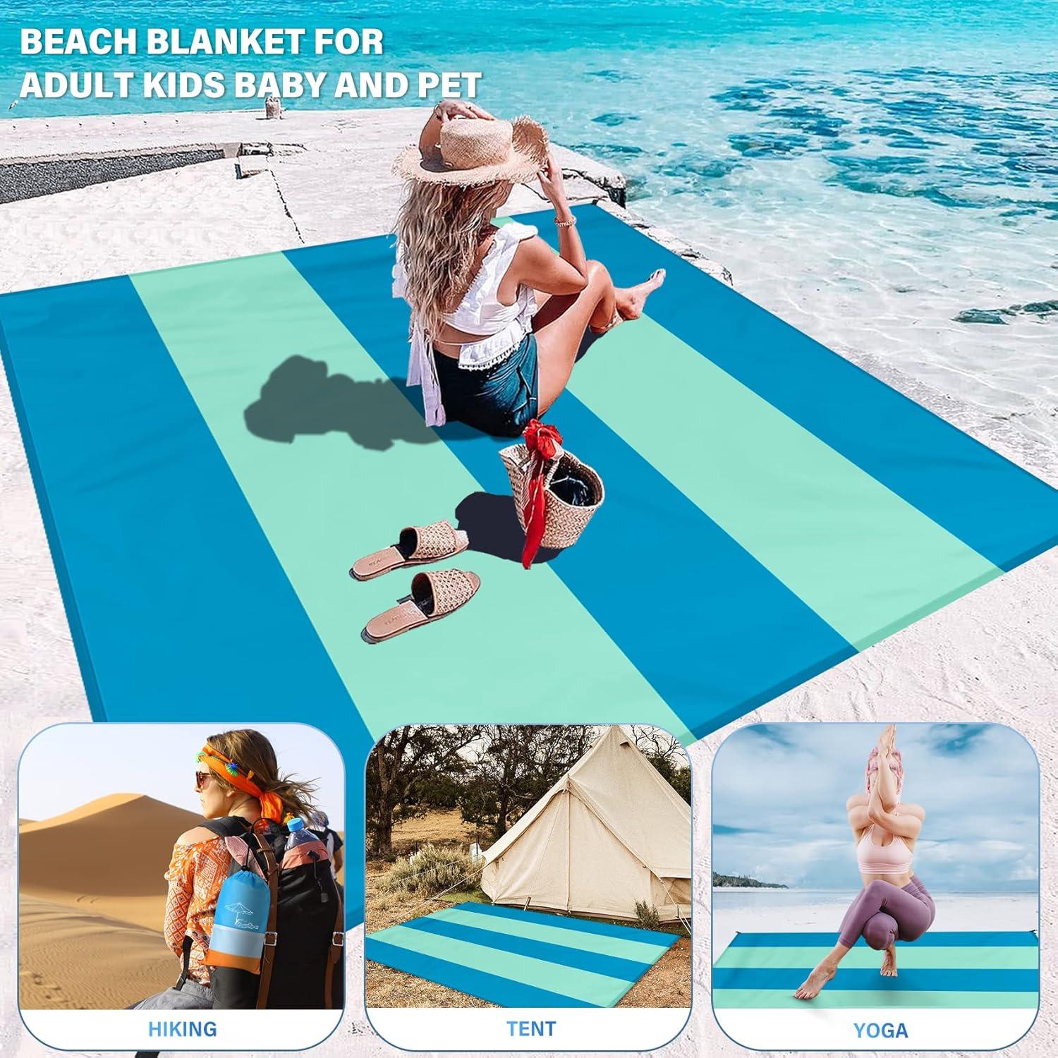 Manta de Playa Extra Grande Famstar 200x205 cm Impermeable
