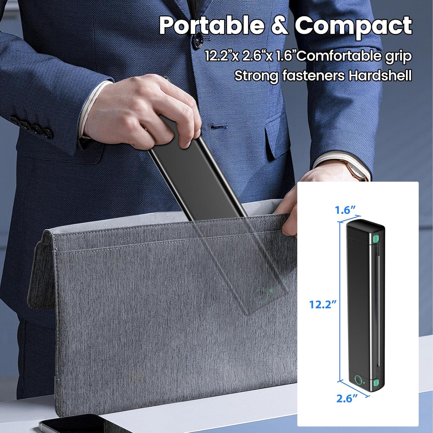 Impresora Portátil Phomemo M08F Bluetooth Térmica 203DPI