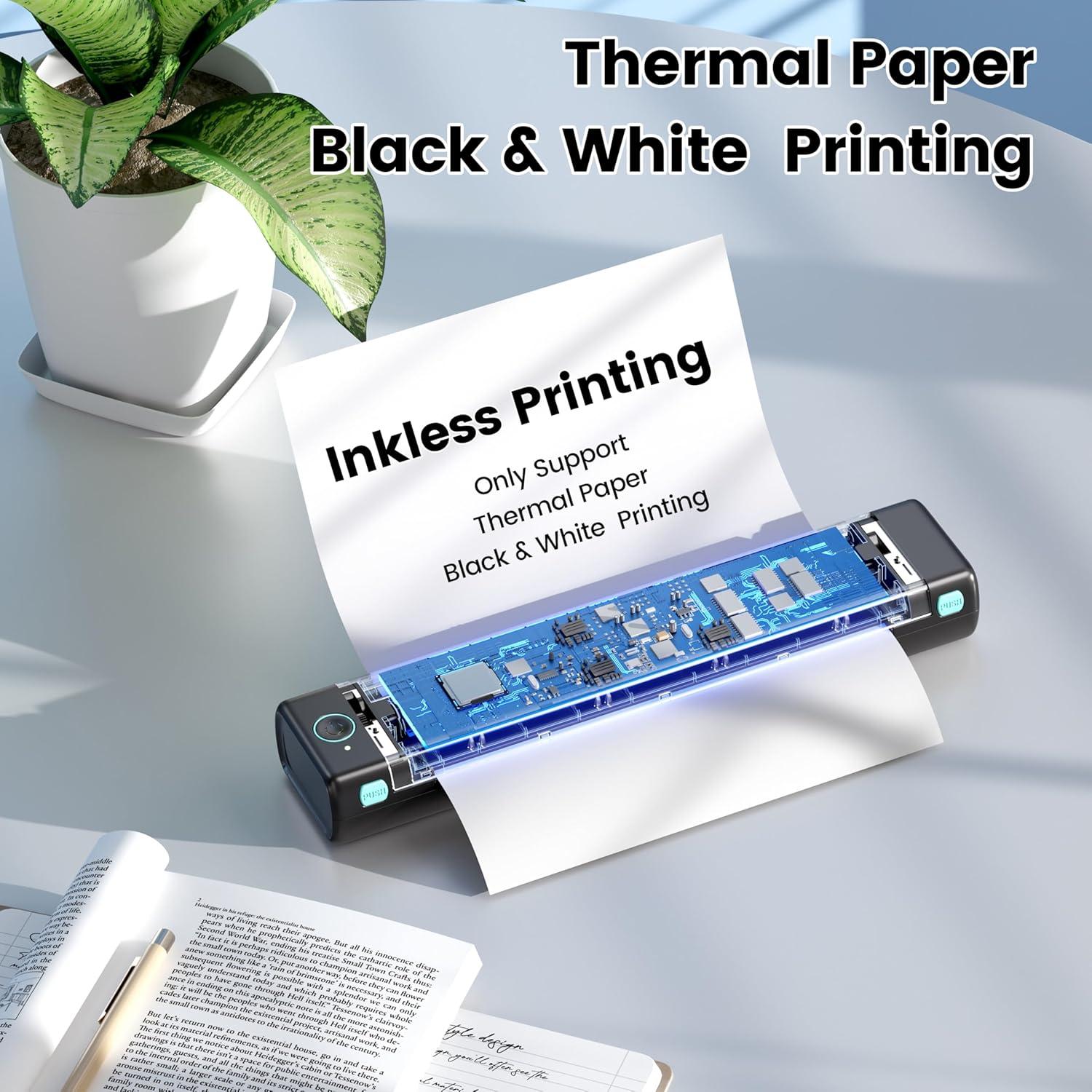 Impresora Portátil Phomemo M08F Bluetooth Térmica 203DPI