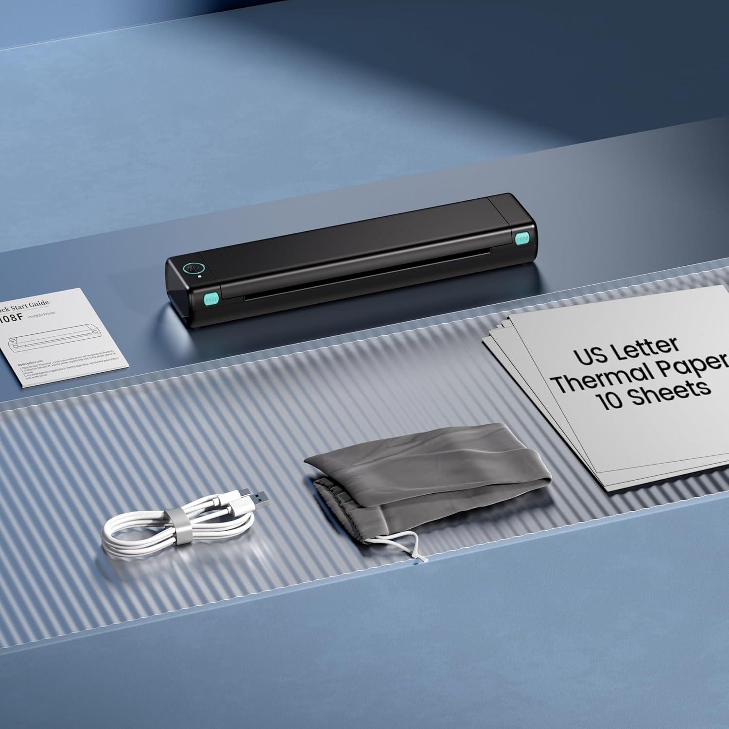 Impresora Portátil Phomemo M08F Bluetooth Térmica 203DPI