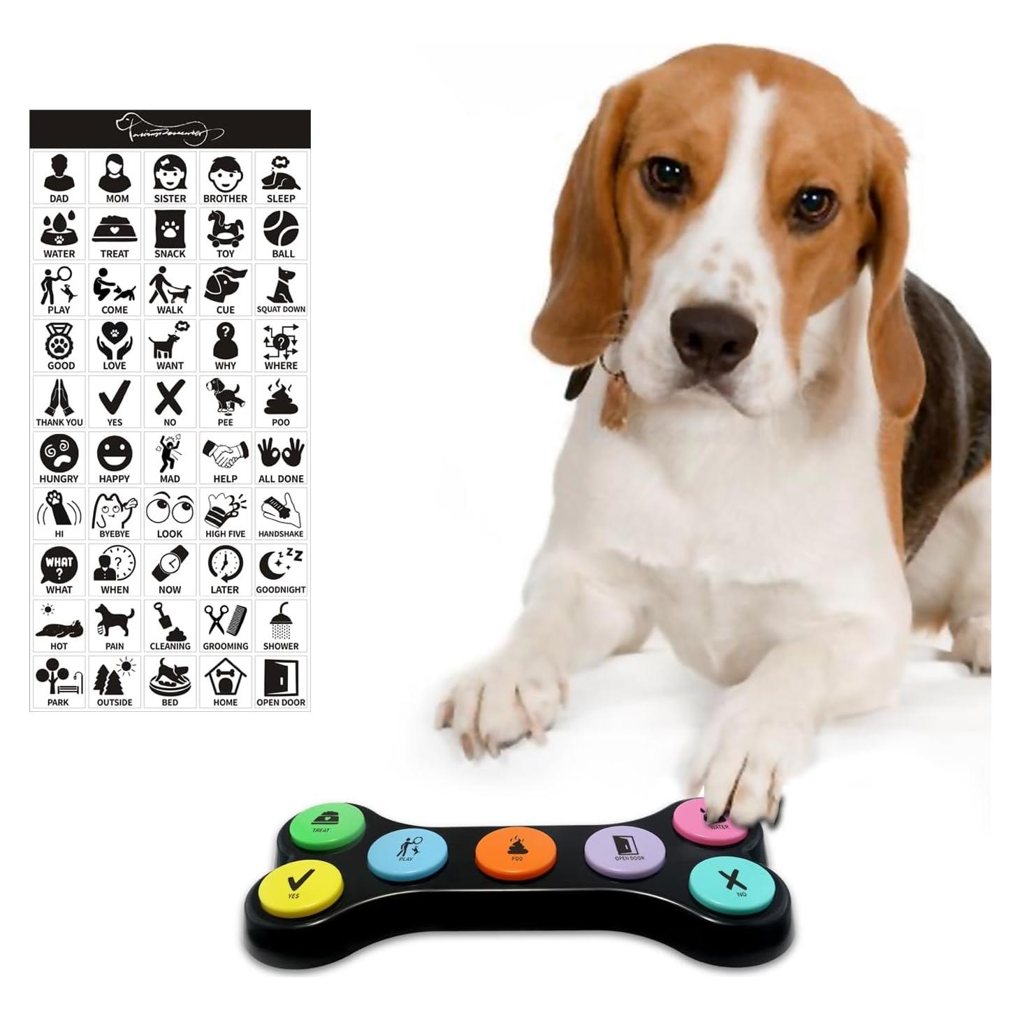 Botones de Comunicación para Perros ANLIKY Set de 7 Grabables