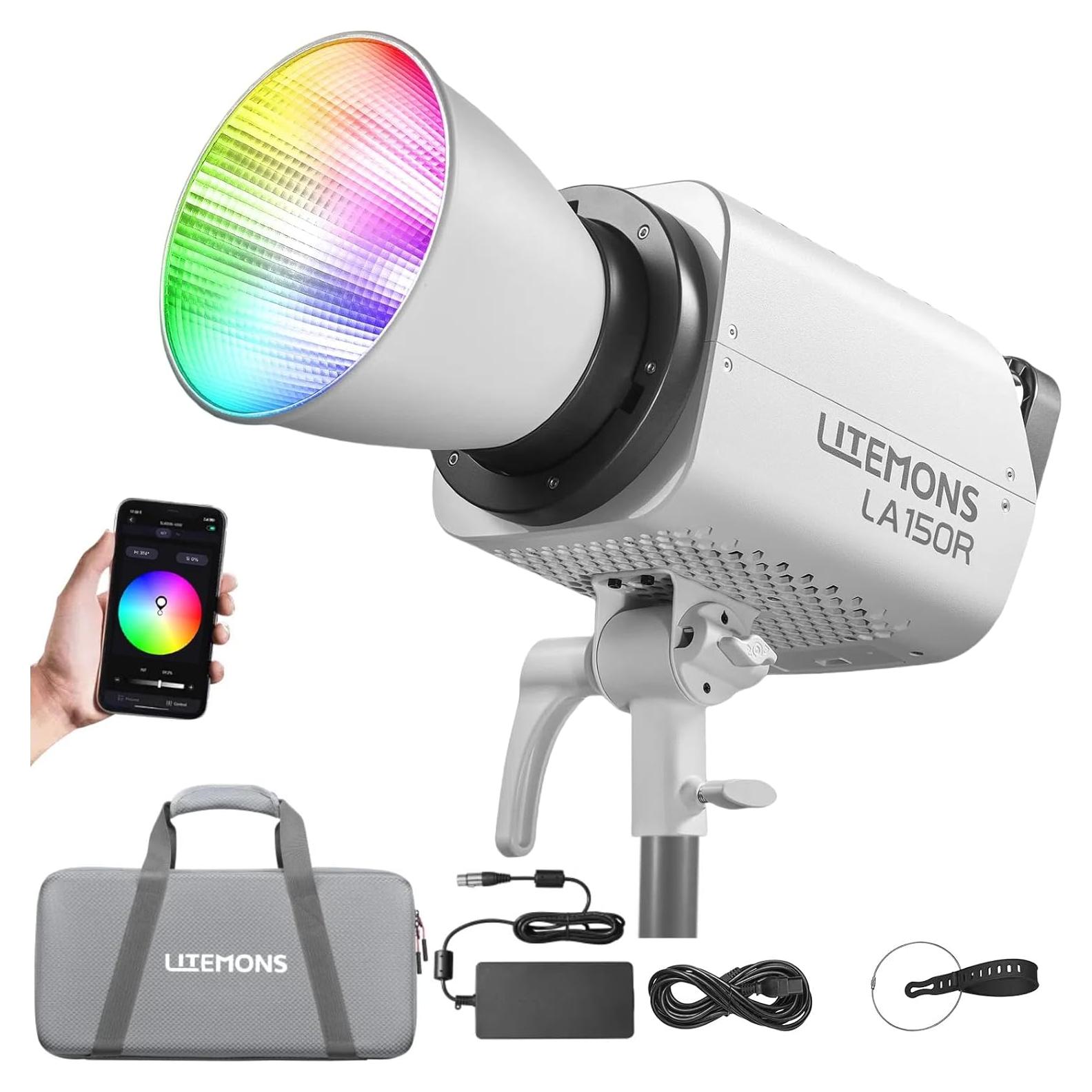 Godox LA150R Luz LED RGB 165W 57100Lux 1800K-10000K