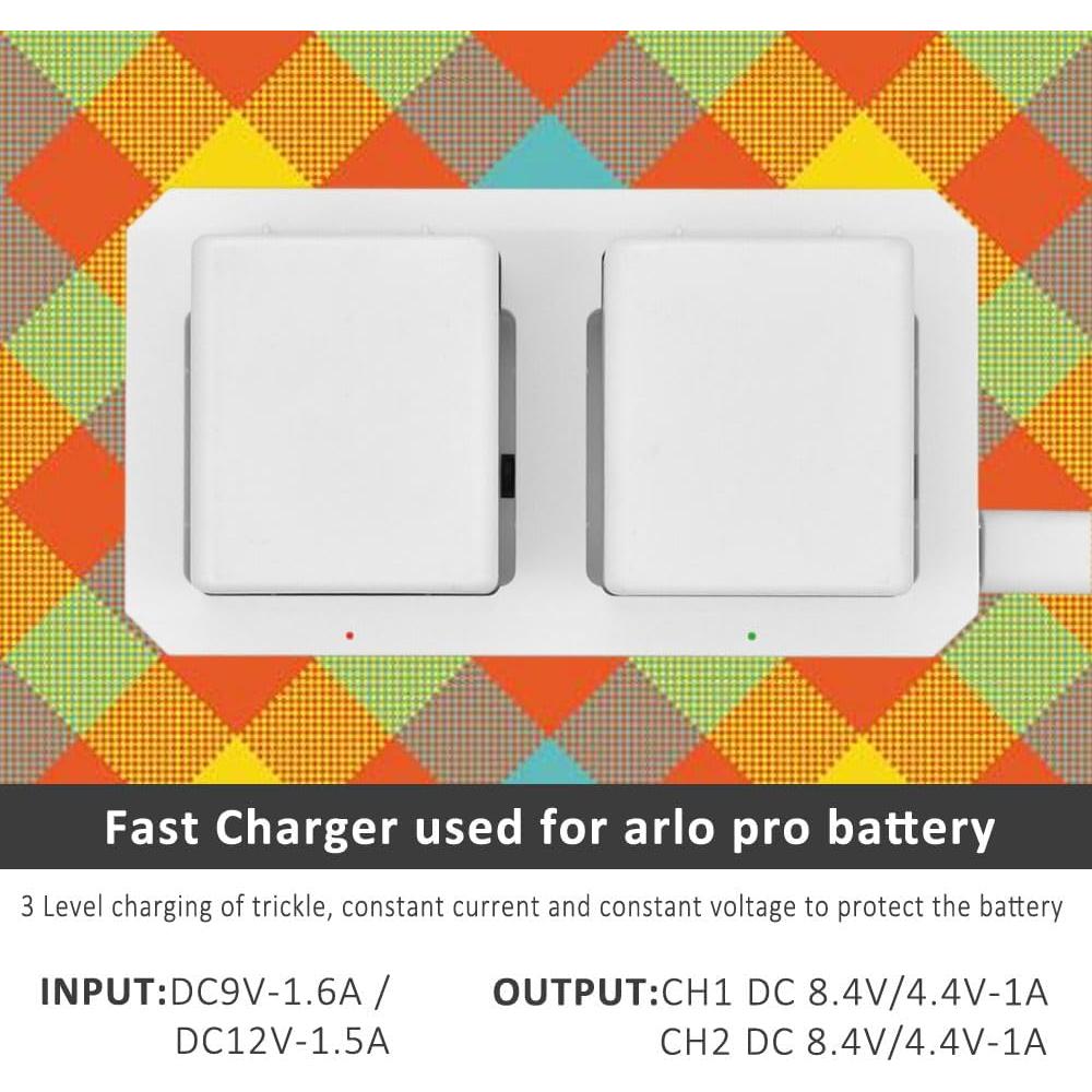 Estación de Carga Rápida GoHonor para Baterías Arlo Pro/Pro2/Go