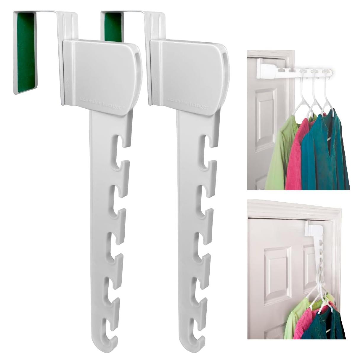 Organizador de Perchas sobre la Puerta Wonder Hanger 2-Pack Blanco