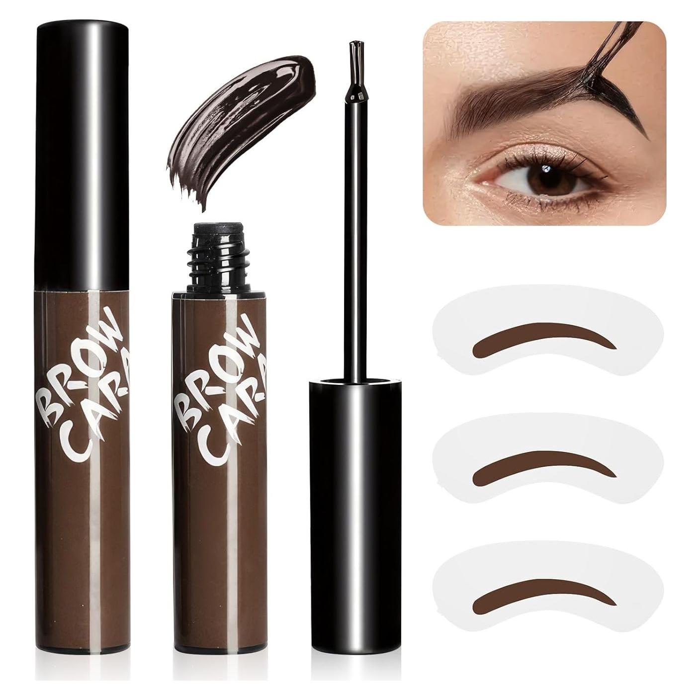 Gel Tinte para Cejas Peel Off Anguishil - Marrón Oscuro