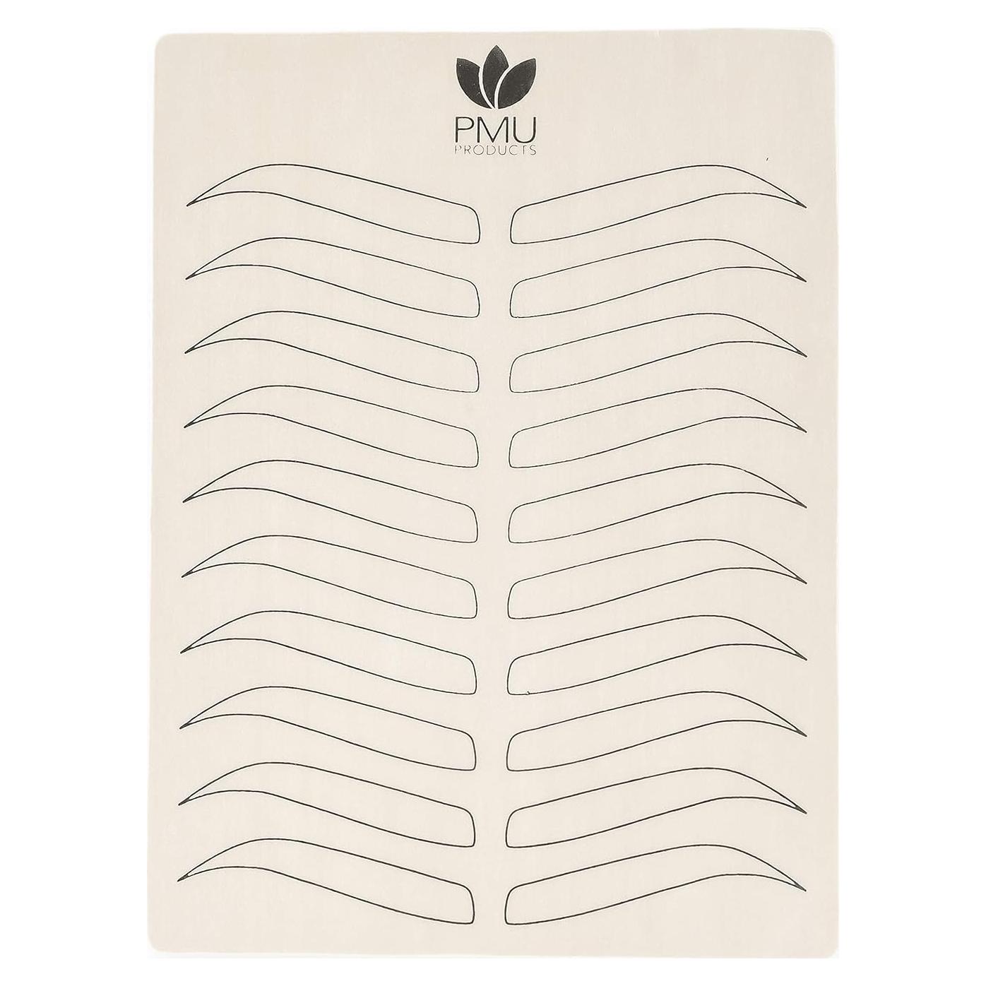 Piel de práctica microblading Genetek 5 unidades doble cara