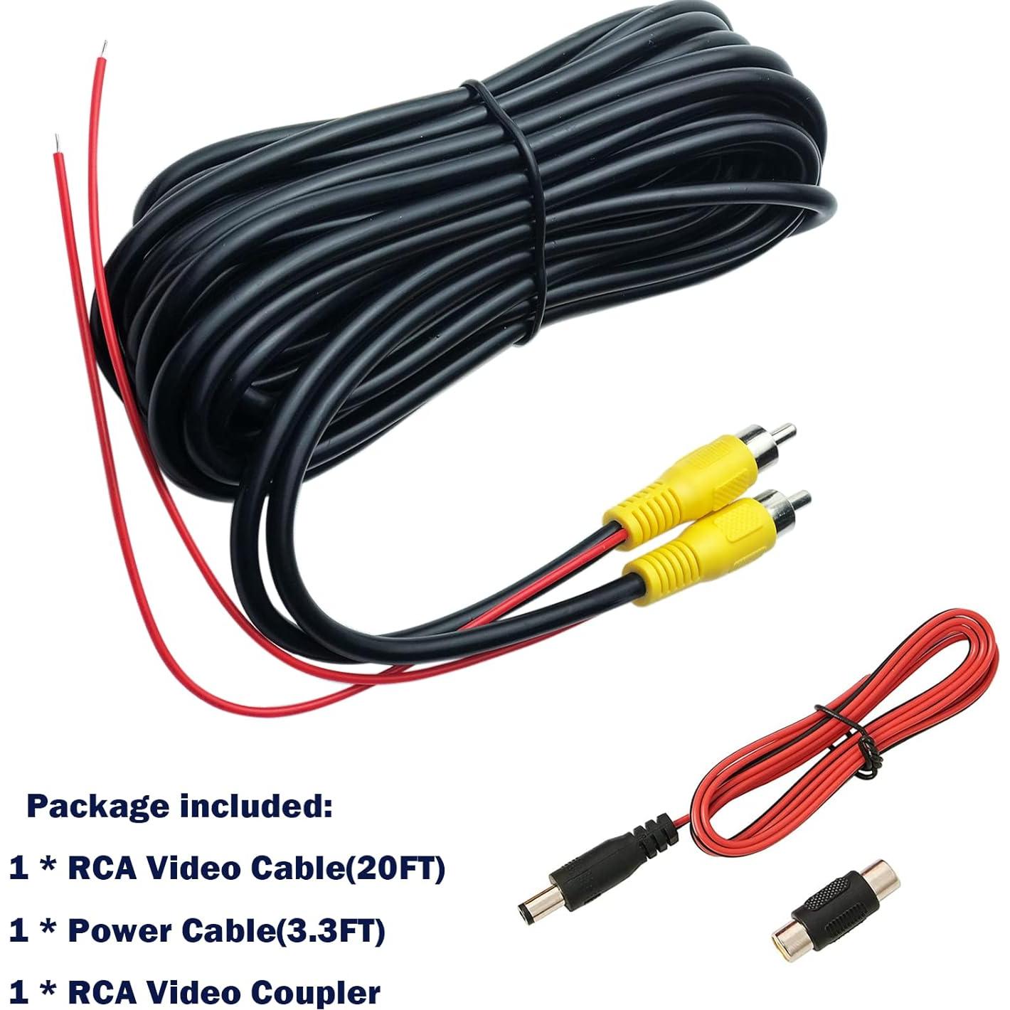 Cable de Video RCA Engrosado 6m Collyon para Cámara de Respaldo