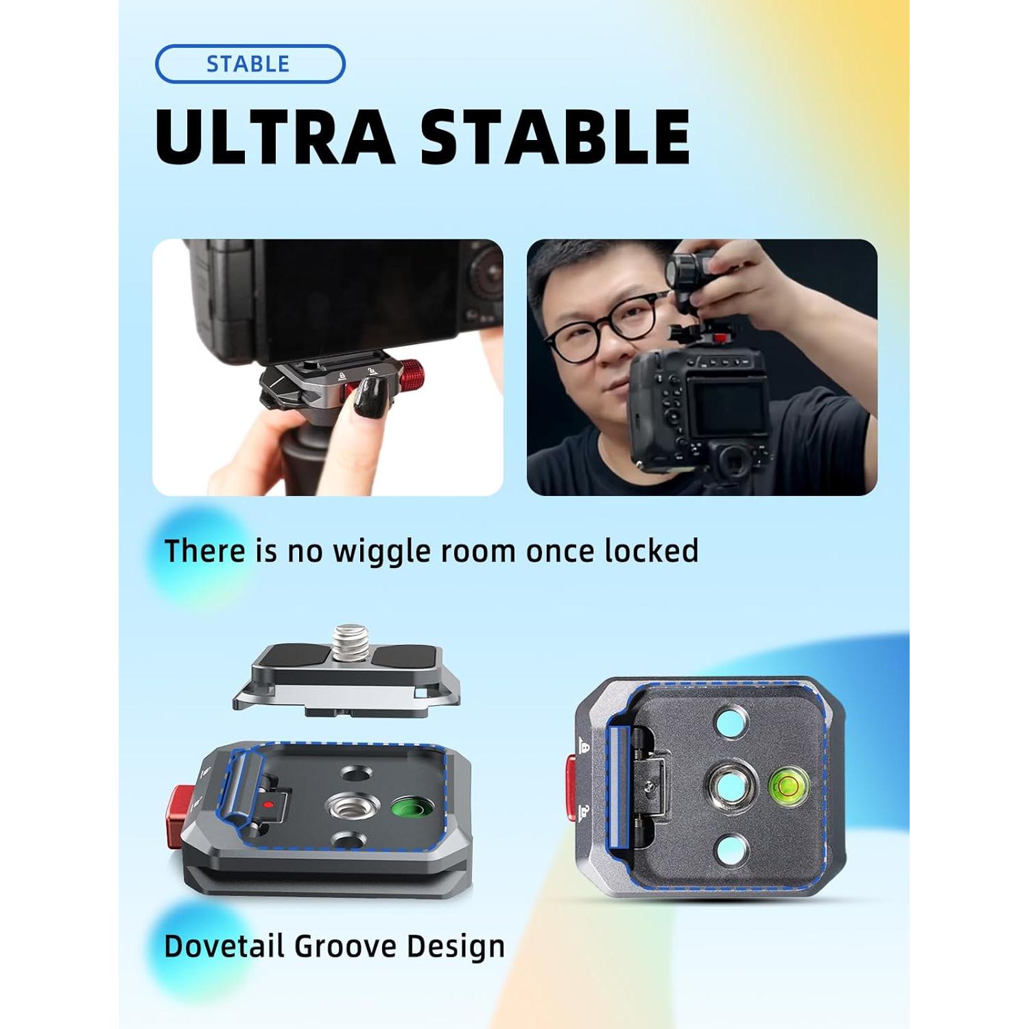 Placa de liberación rápida IFOOTAGE Q38-BASE 0.06kg