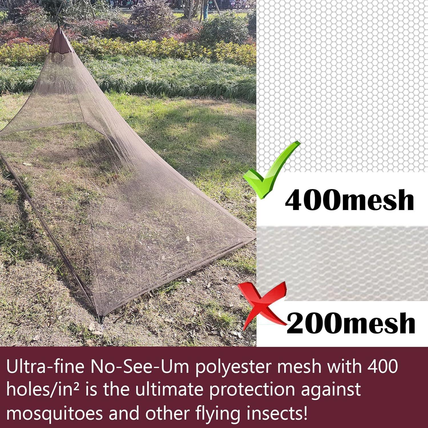 Red Antimosquitos Triangular Aventik EDSRDLUZ 220x120cm Camping