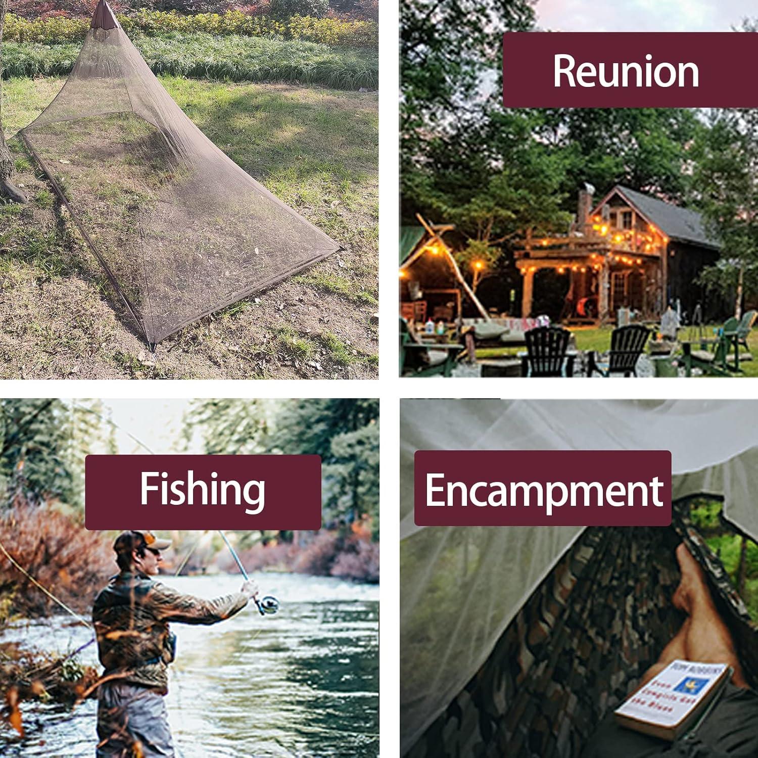 Red Antimosquitos Triangular Aventik EDSRDLUZ 220x120cm Camping