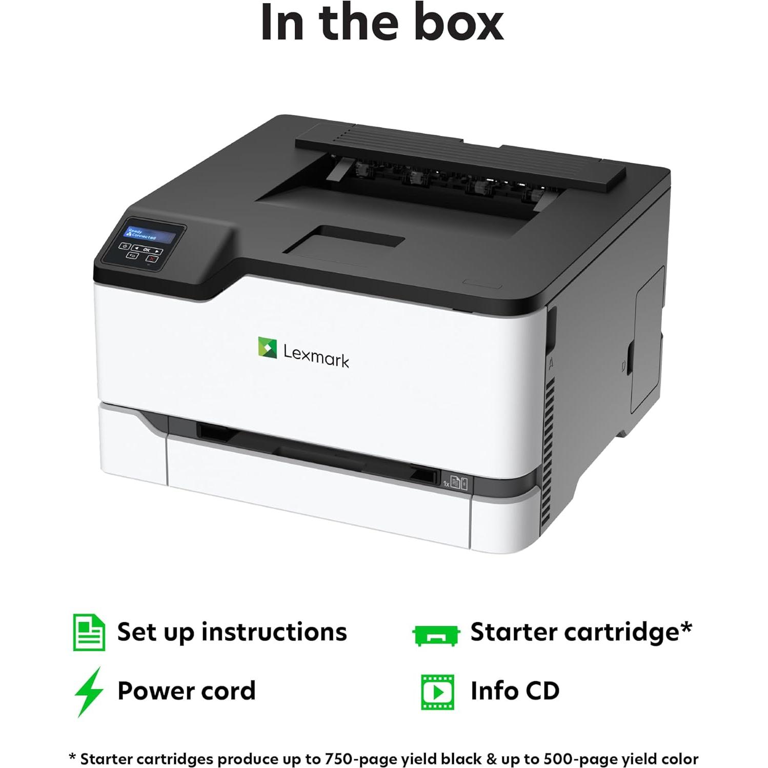 Impresora láser color Lexmark CS331dw Wi-Fi automática doble cara