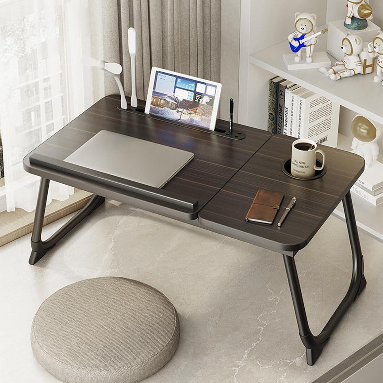 Mesa para Laptop Ajustable SIDIANBAN con Puerto USB y Soporte Taza