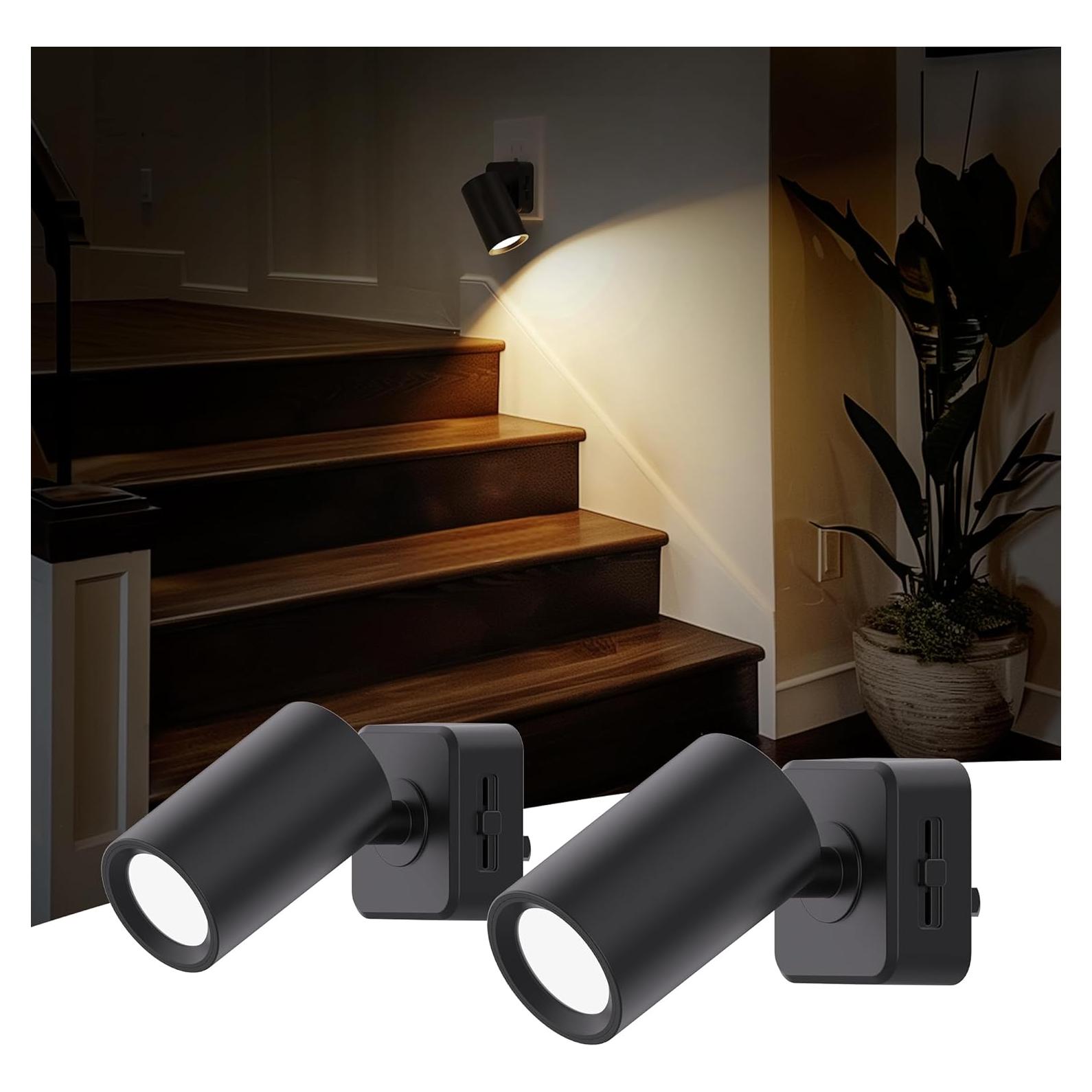 Luz Nocturna LED Regulable LOHAS 2-Pack 3000K Pared