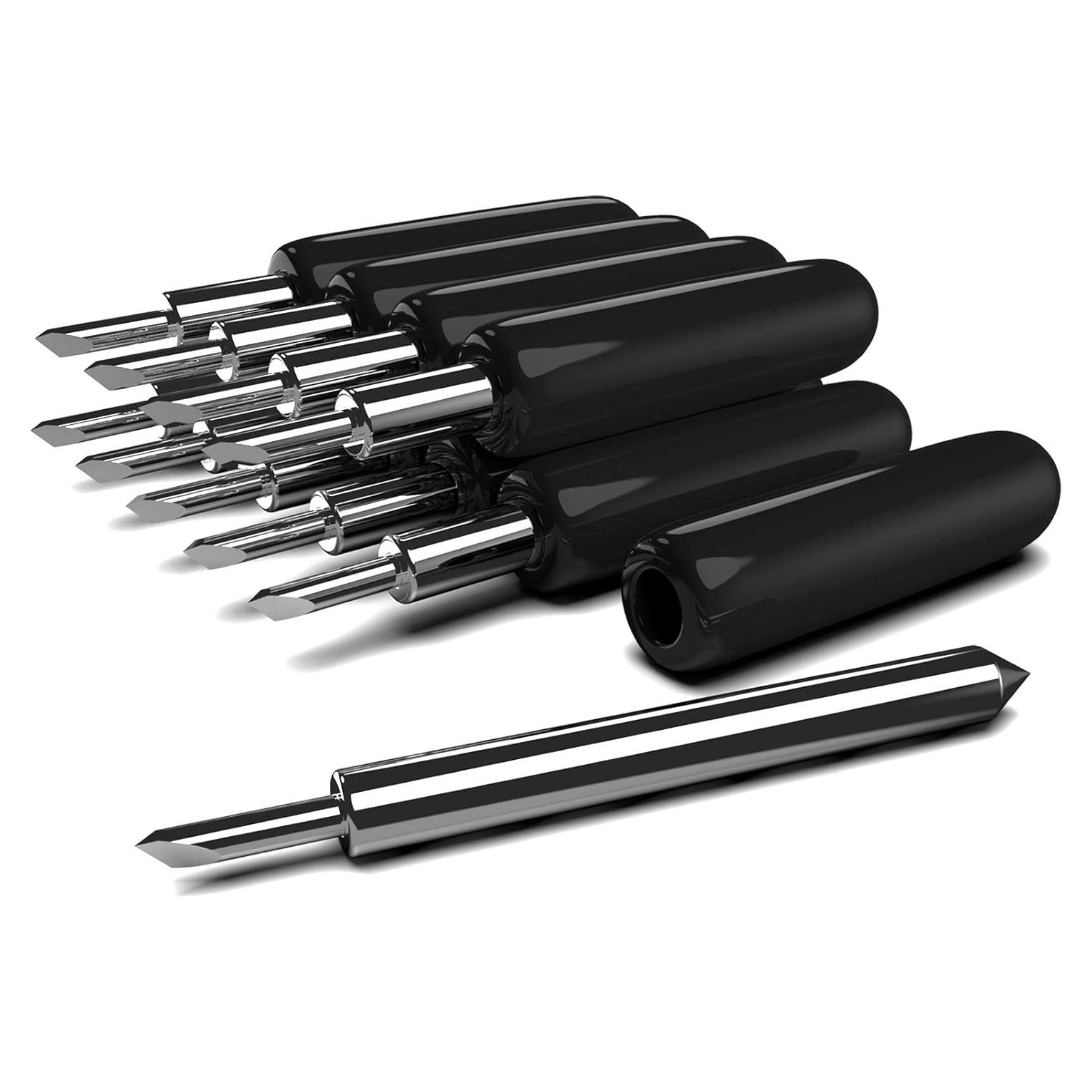 Cuchillas de Corte Hadwoer 10PCS Punta Fina para Maker y Explore