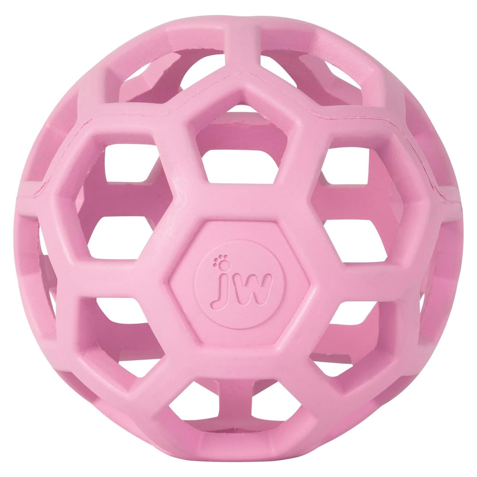JW Pet Hol-ee Roller Juguete para Perros Mediano Rosa