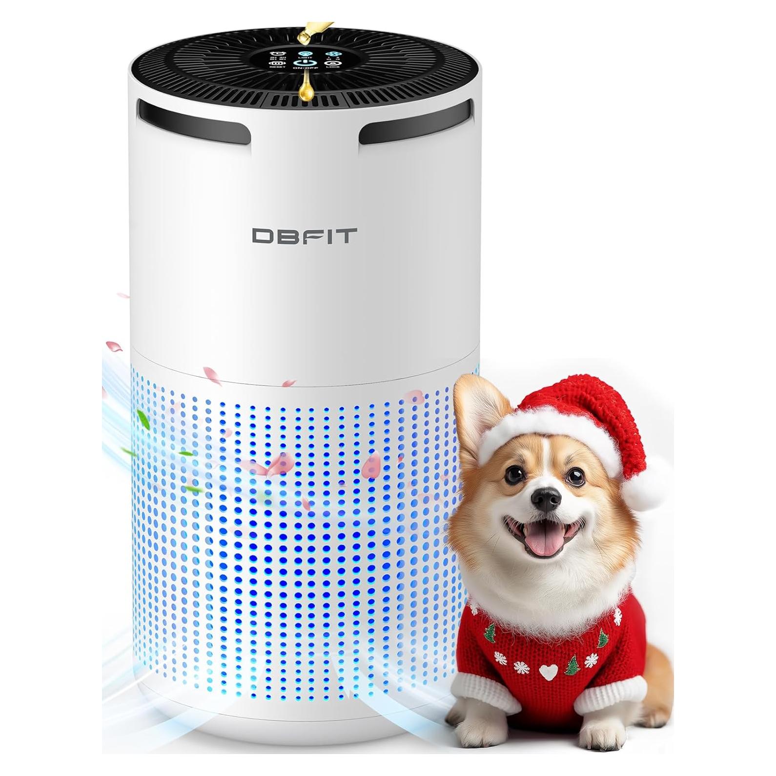 Purificador de Aire DBFIT W-01 HEPA 1500ft² Aromaterapia Blanco