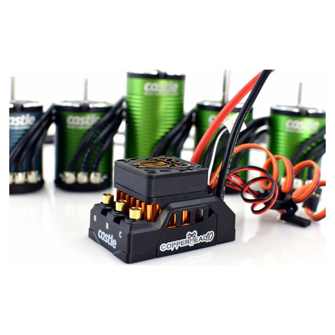 Combo ESC Motor Sensado Castle Copperhead 10 4600Kv 2,27kg