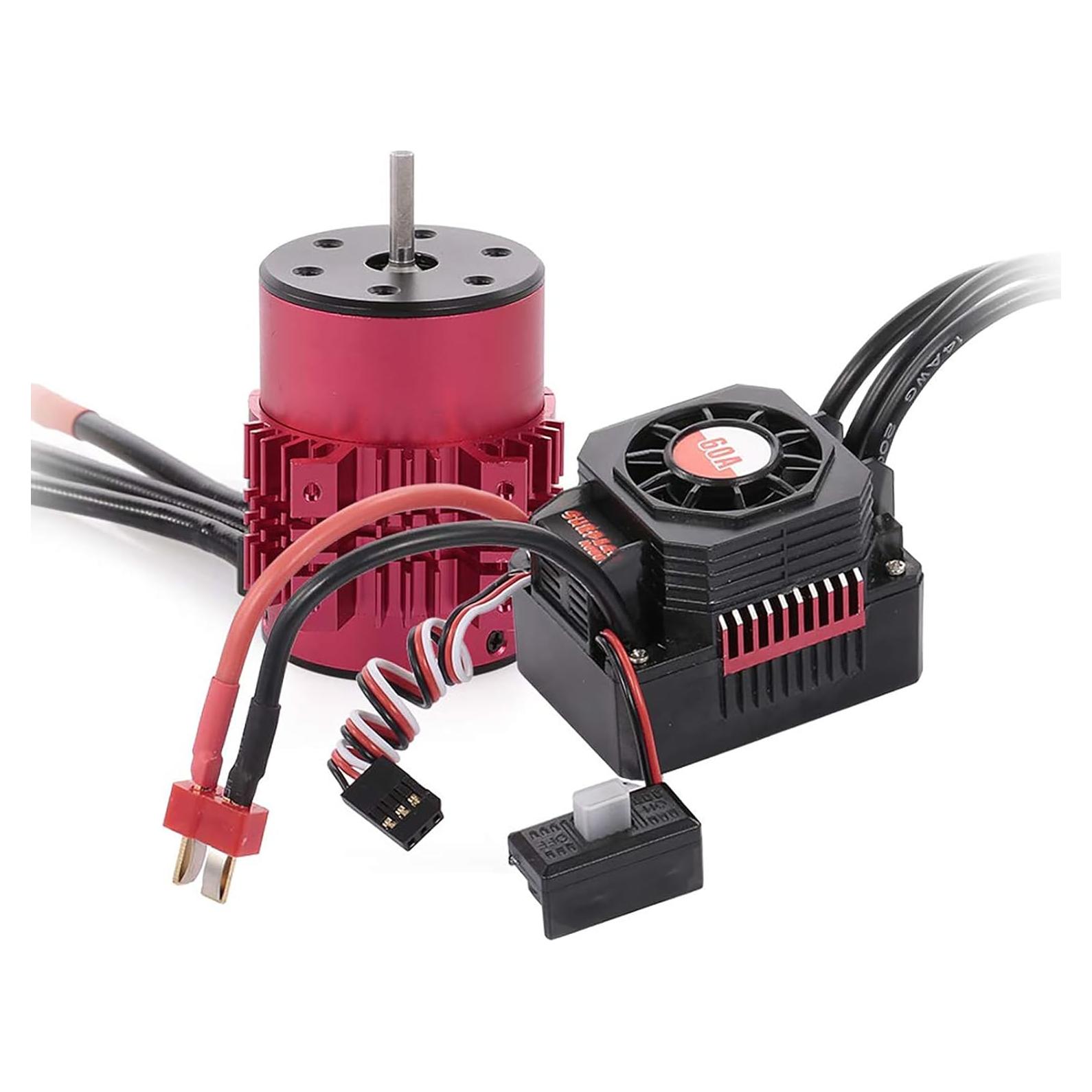 Motor GoolRC Surpass Hobby 3650 3900KV + ESC 60A para RC 1/10