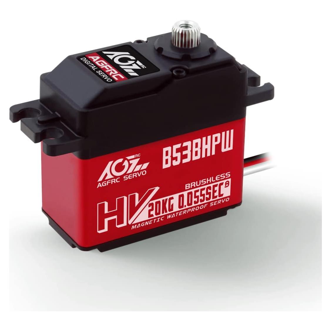 Servo Digital AGFRC B53BHPW 20KG a Prueba de Agua 0.055s