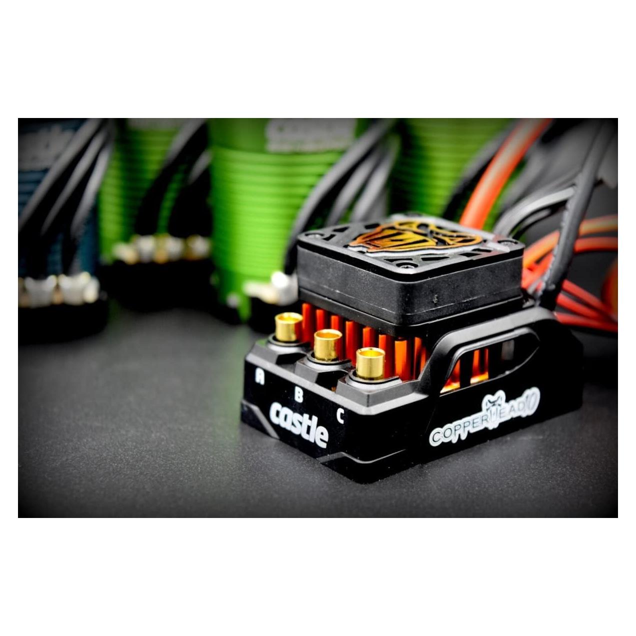 Combo ESC Motor Sensado Castle Creations Copperhead 10