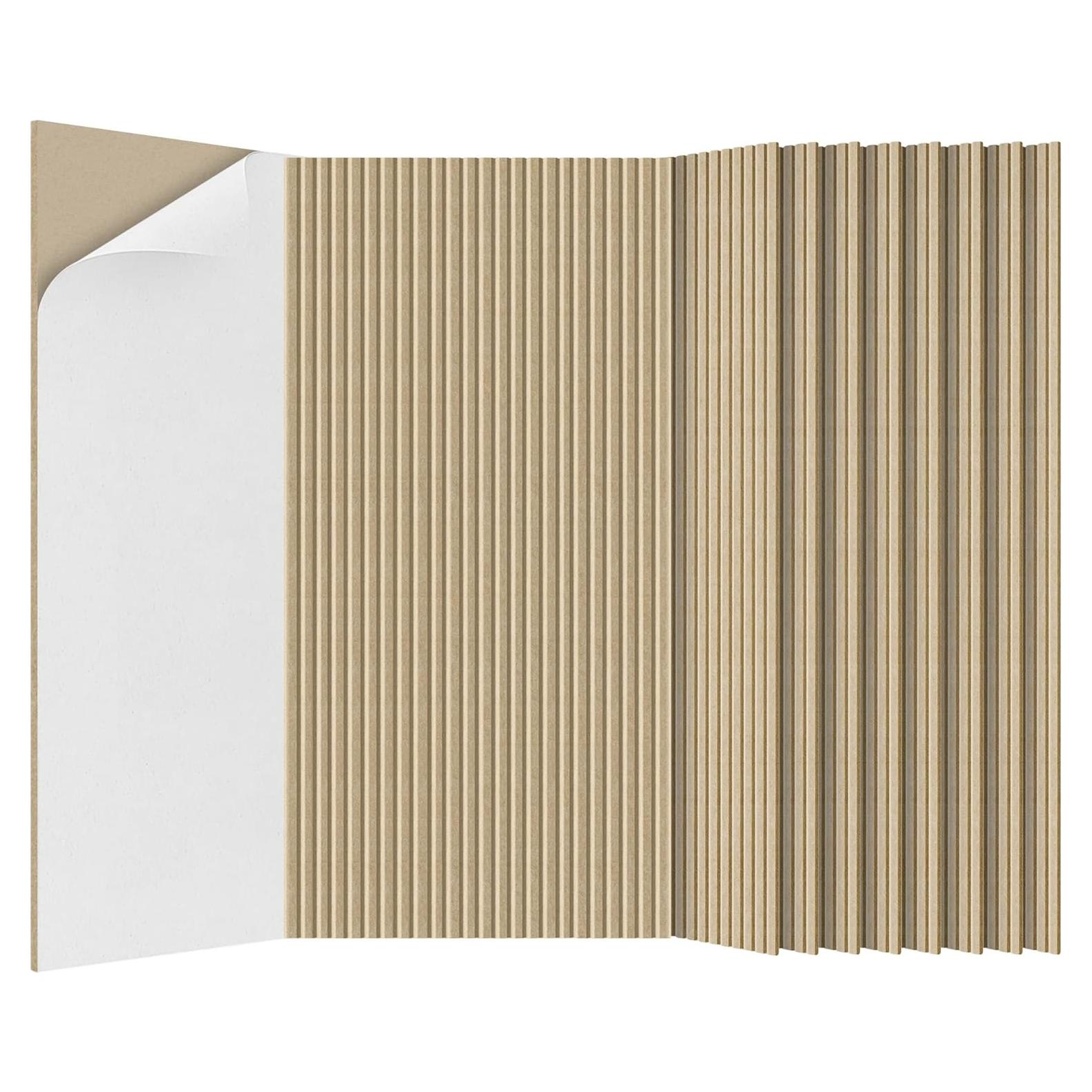 Paquete de 10 Paneles Acústicos Camello 120x60 cm Aislantes