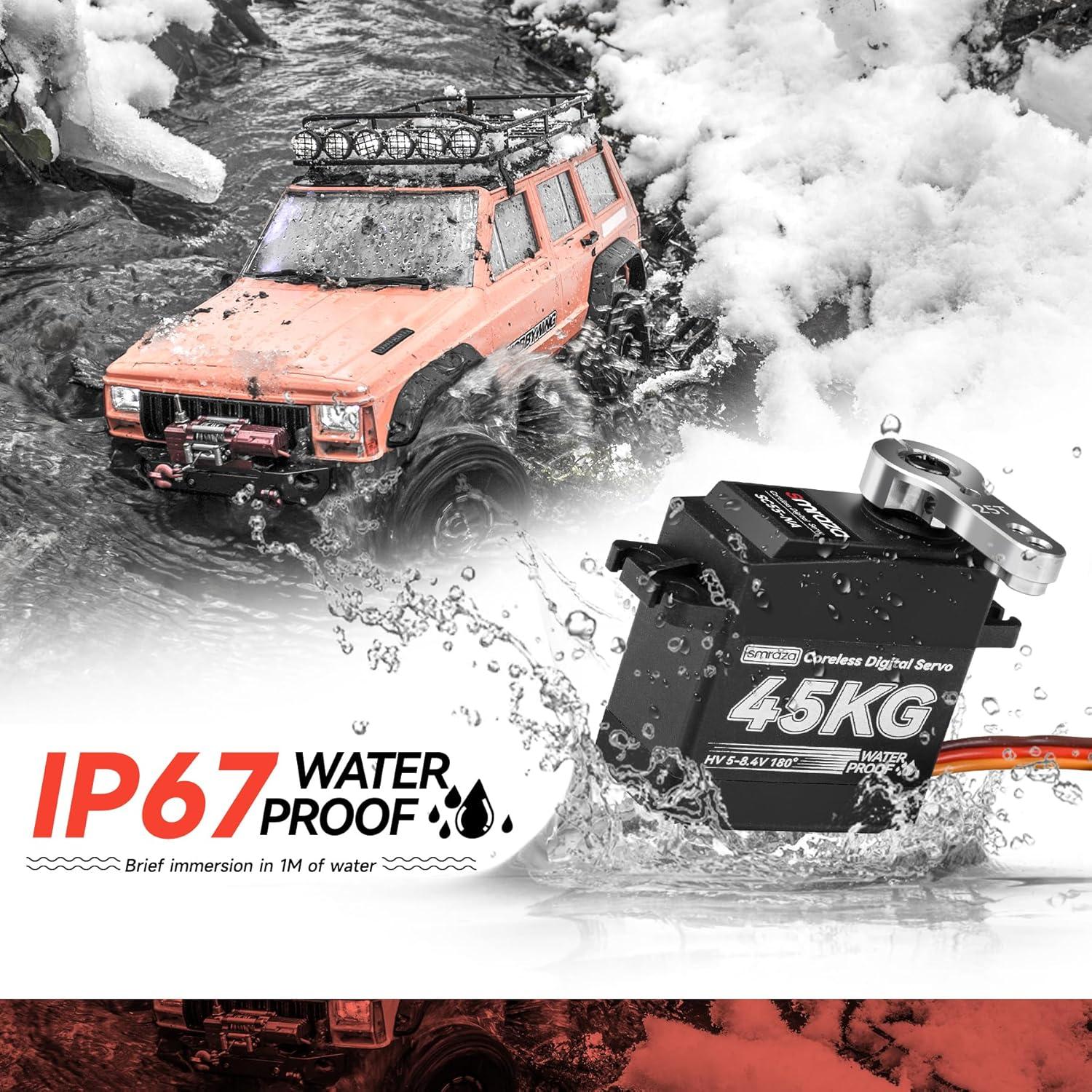 Servo Digital Smraza 45KG 180° a Prueba de Agua para RC