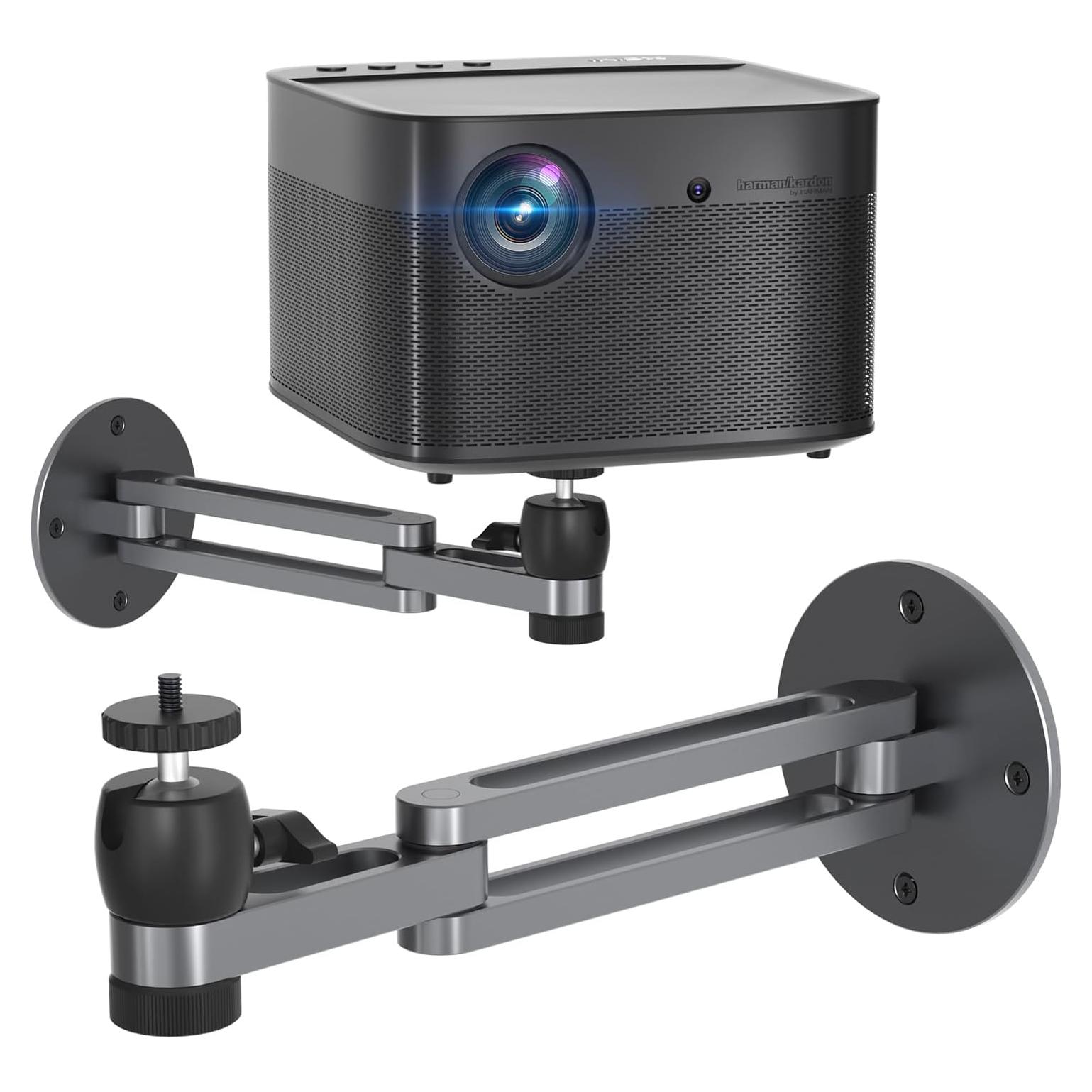 Soporte de proyector ajustable Liboer para techo y pared